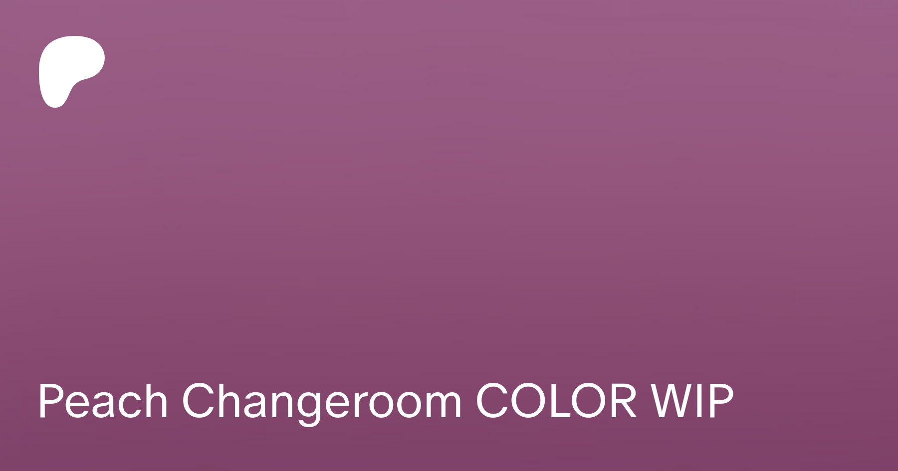 Peach Changeroom COLOR WIP | Patreon