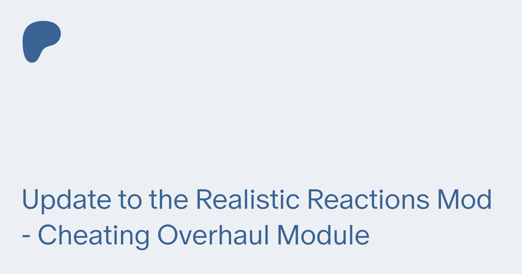 simsmodelsimmer — The Realistic Reactions Mod