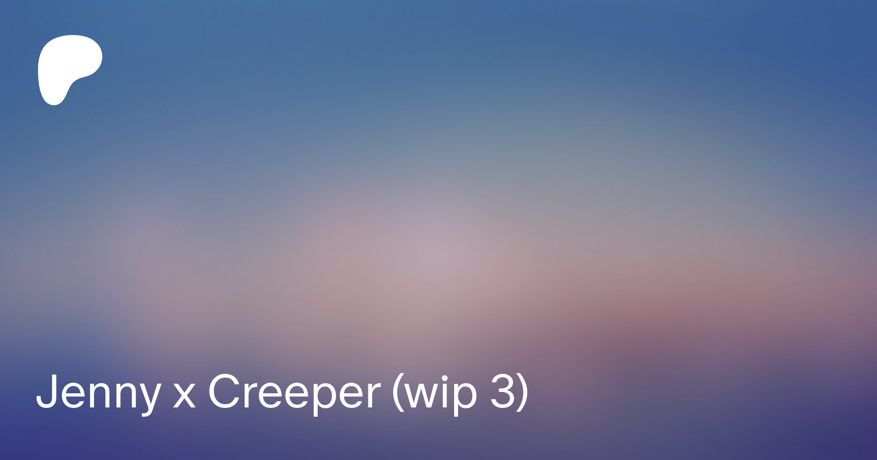 Jenny x Creeper (wip 3) | Patreon