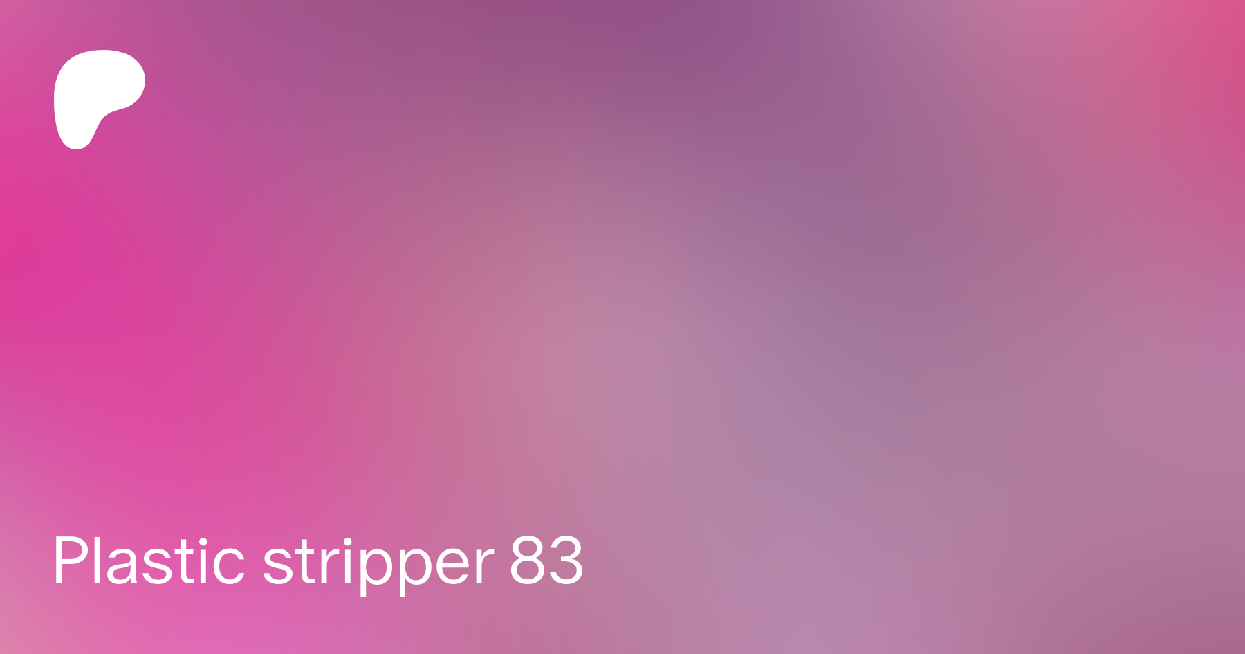 Plastic stripper 83 | Patreon