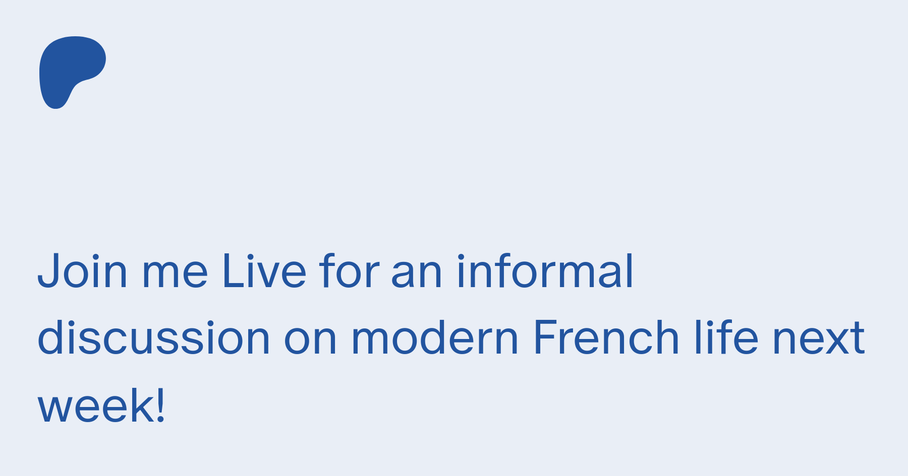 Introducing Conversations With Vero A Live Event April French Girl In Seattle France With Vero On Patreon