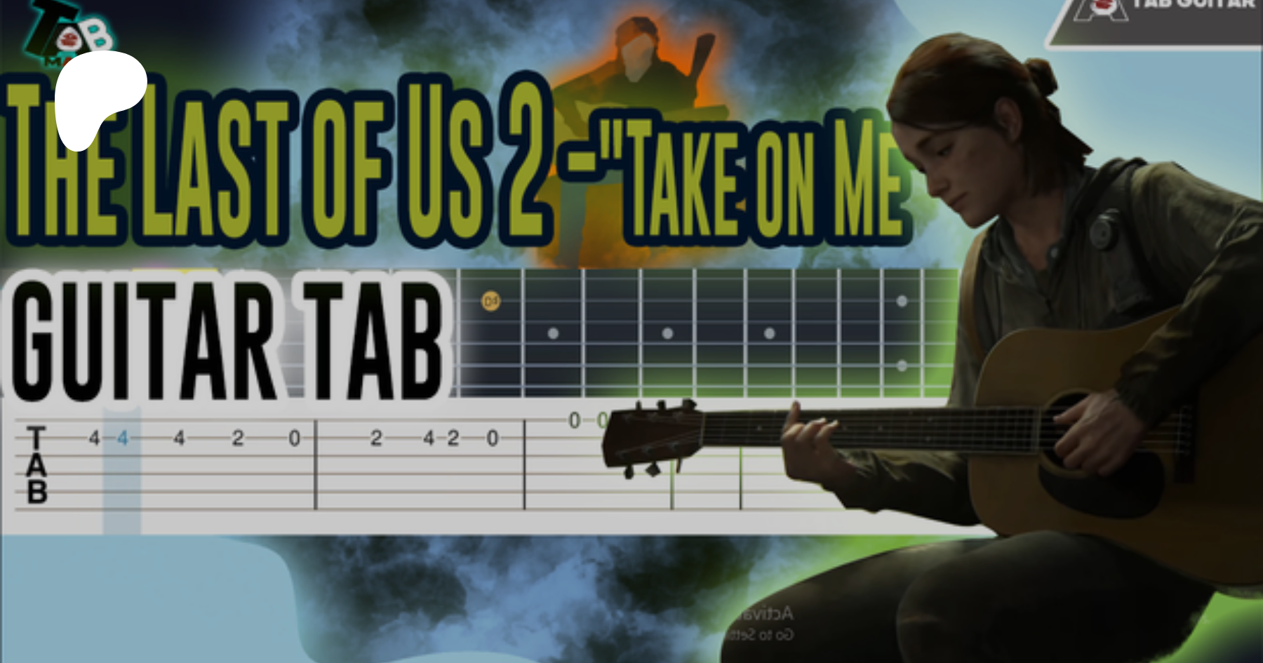 The Last of Us 2 - Take On Me (Ellie) Guitar Tutorial 
