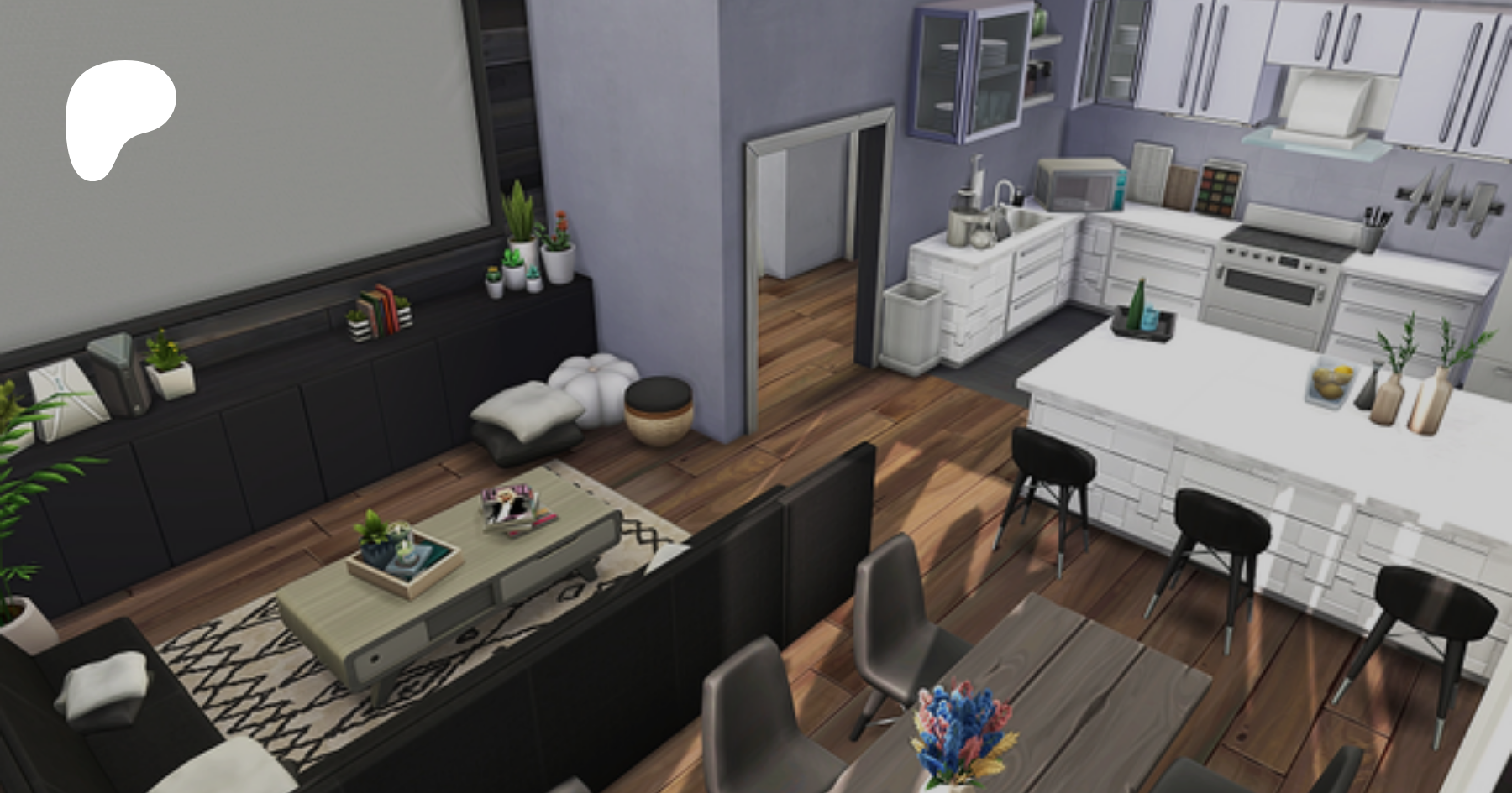 Симс 4 стены. SIMS 4 Apartments Eco Lifestyle. Квартира ИП Пирогова симс 4. Симс 4 яркие квартиры. Симс 4 квартира студентов.