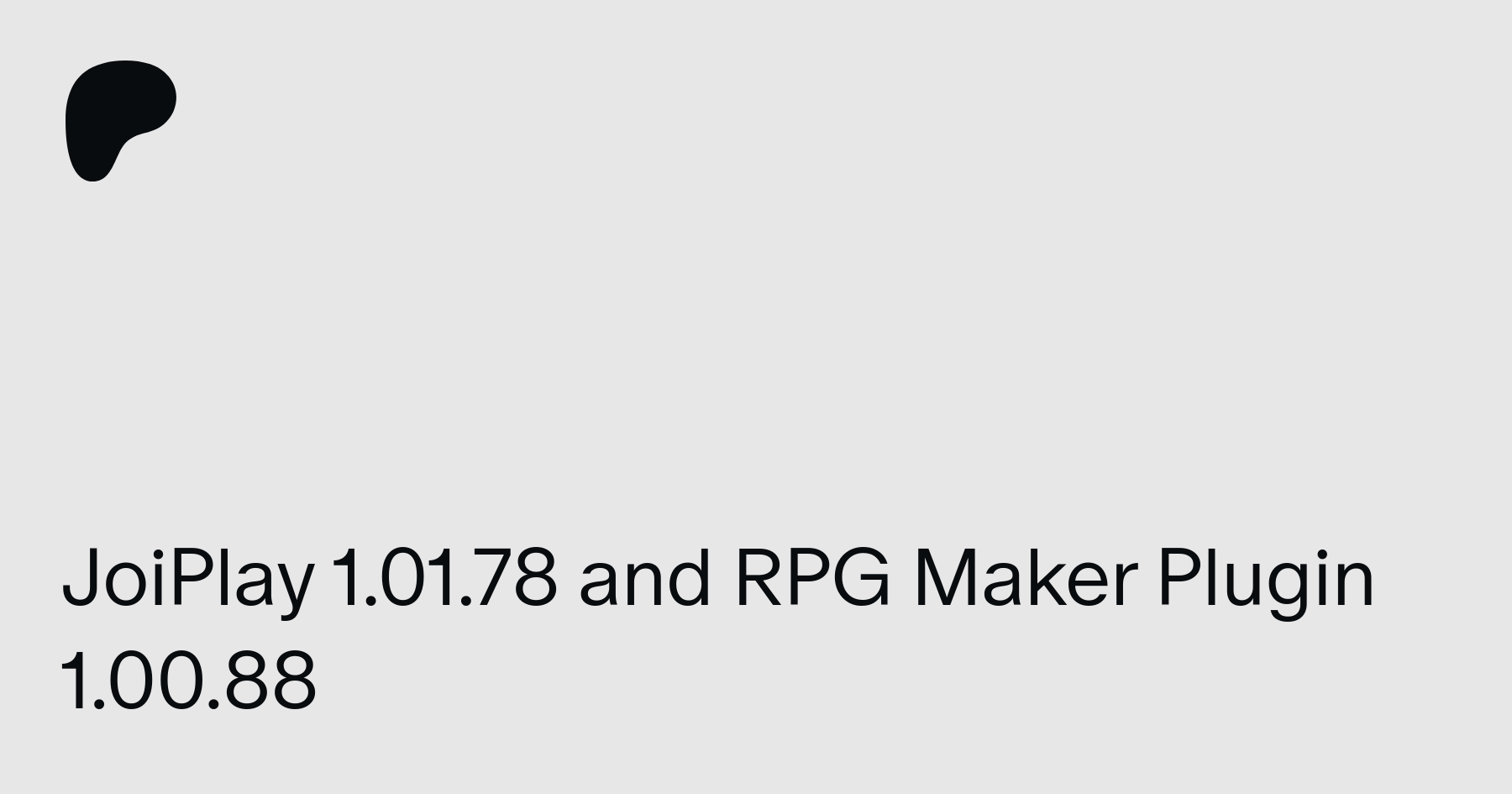 JoiPlay 1.01.78 and RPG Maker Plugin 1.00.88 | Patreon