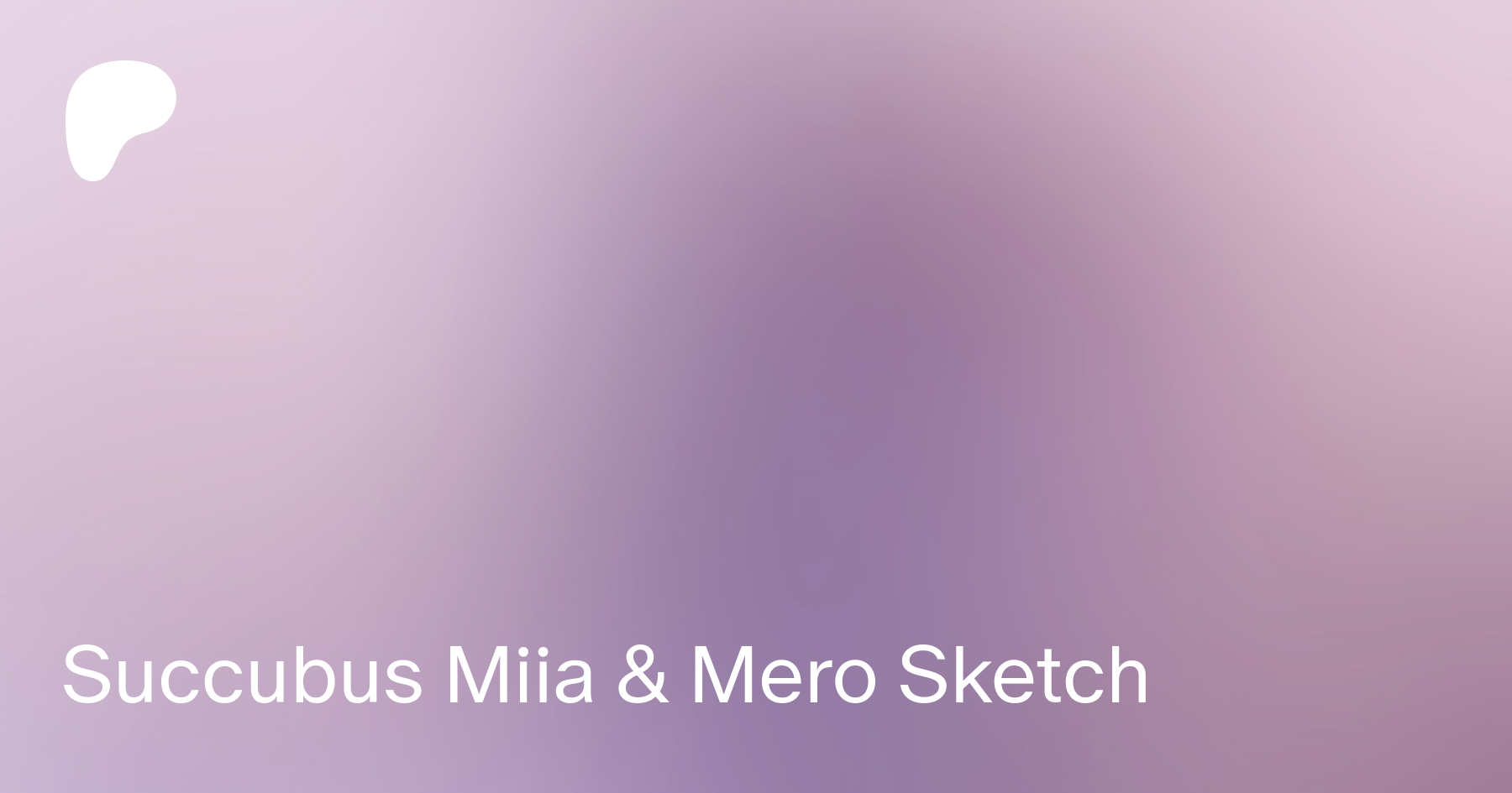 Succubus Miia & Mero Sketch | Patreon