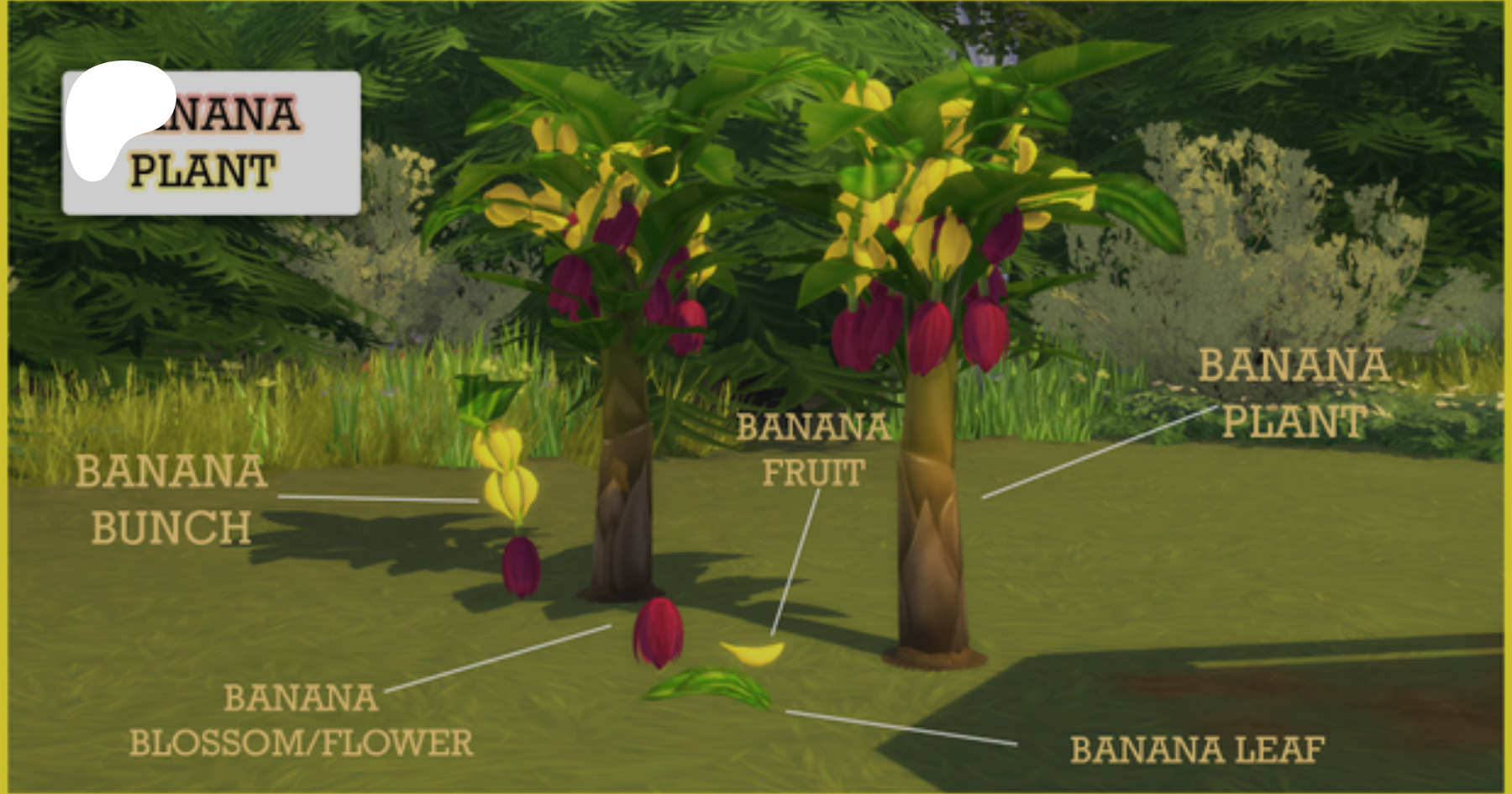 BANANA LEAF CRAFTING - The Sims 4 Mods - CurseForge