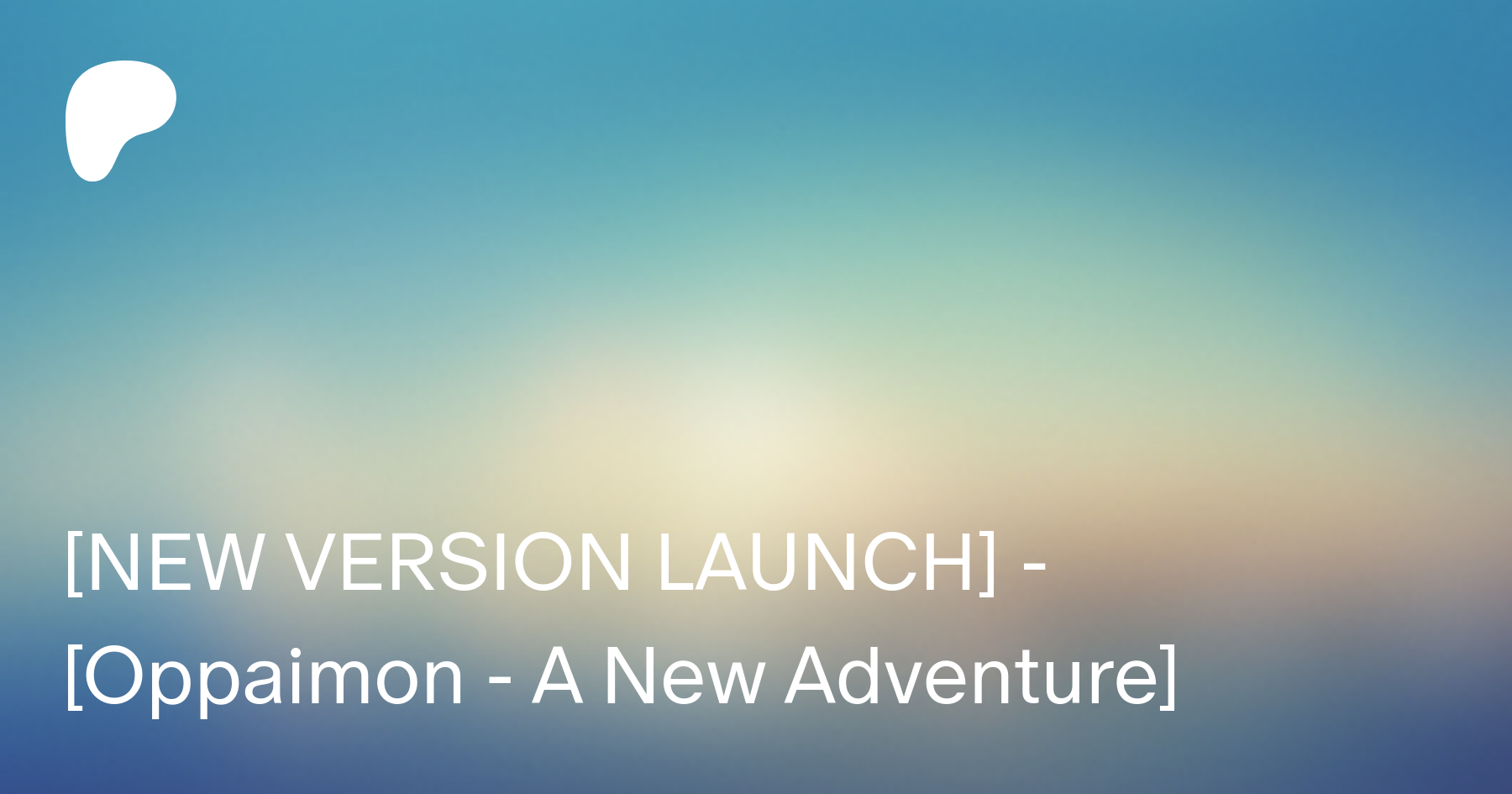 Oppaimon new adventure