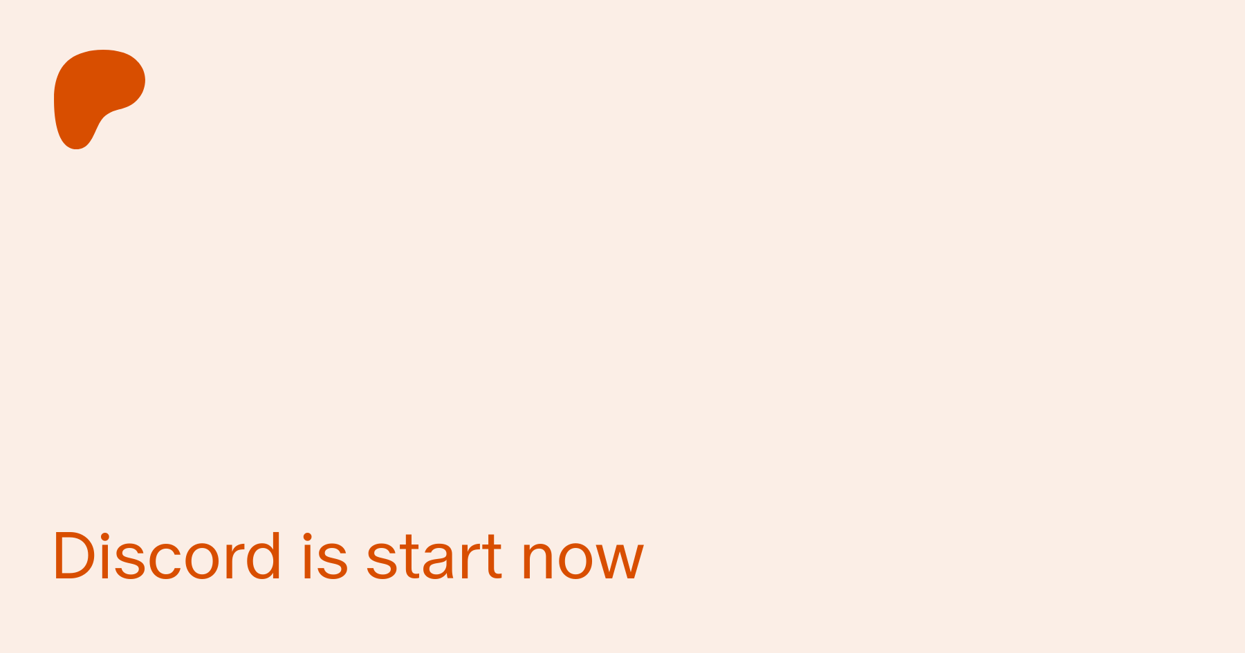 Discord is start now | Patreon