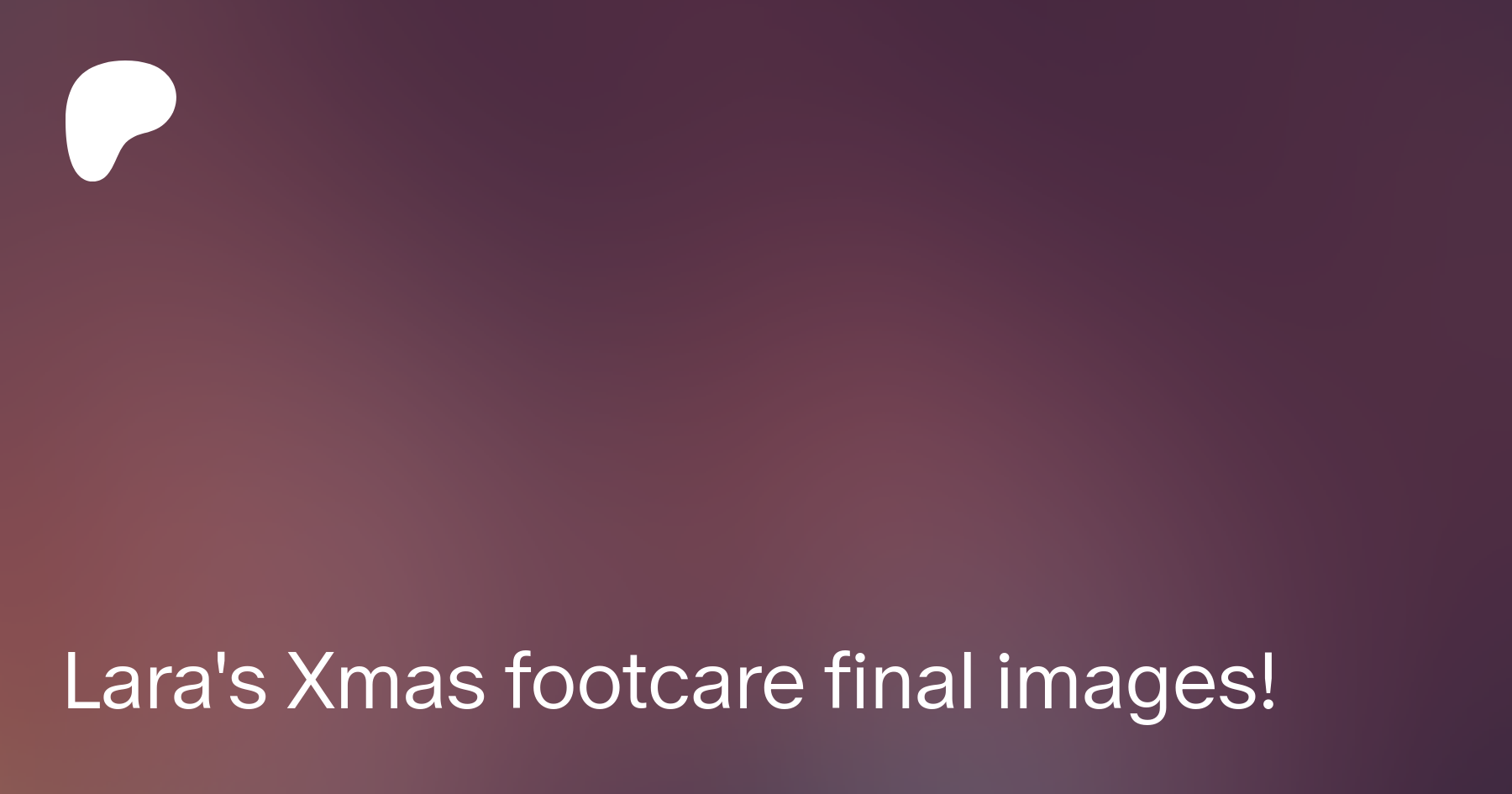 Laras xmas footcare