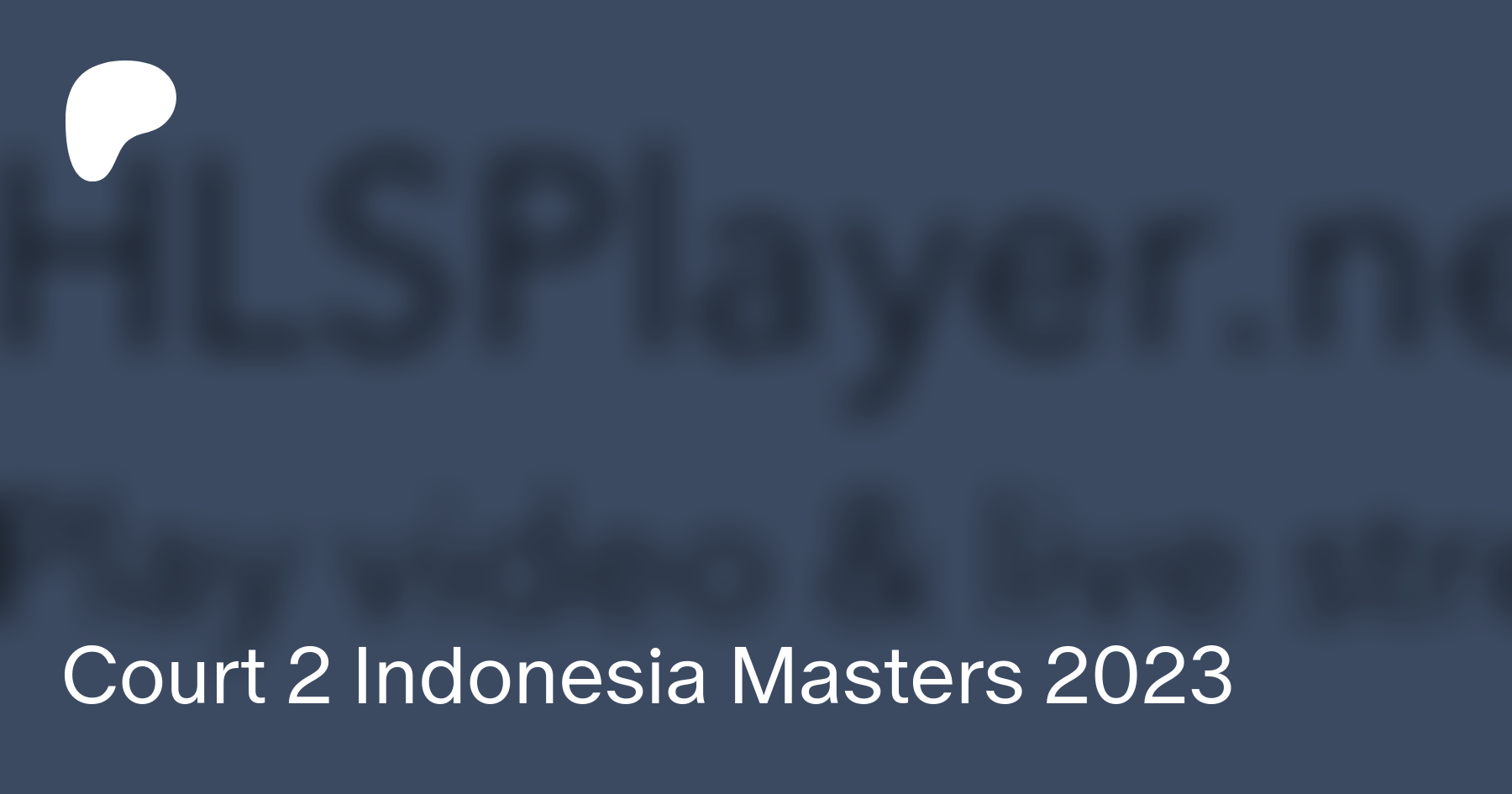 Court 2 Indonesia Masters 2023 Patreon