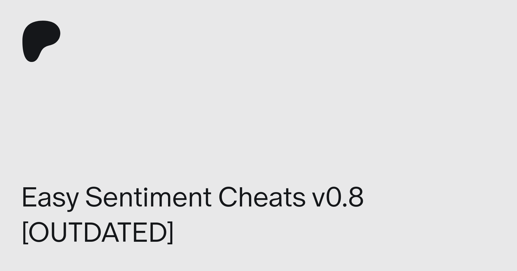 Easy Sentiment Cheats v0.8 - Sims 4 Mod Download Free