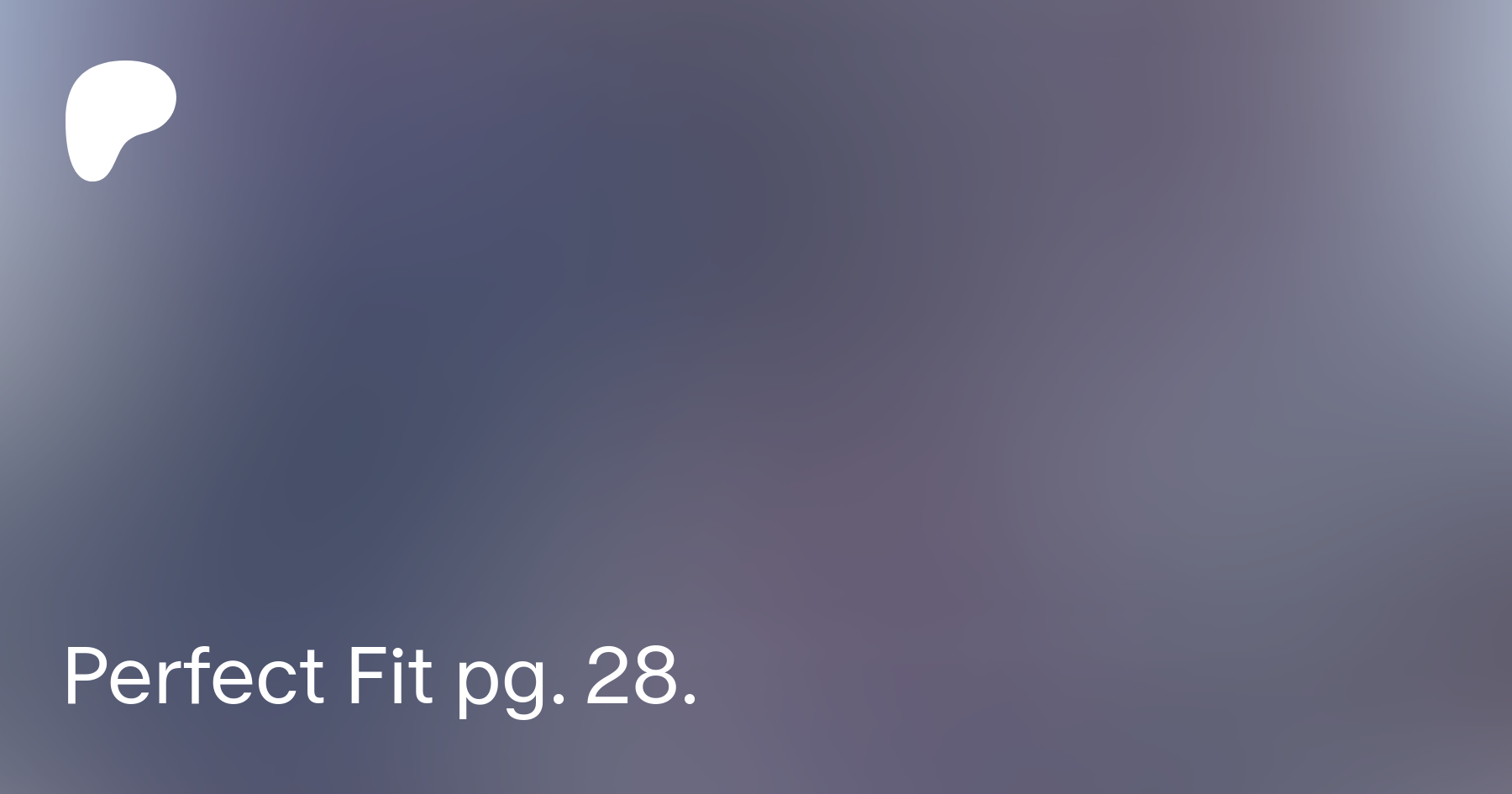 Perfect Fit pg. 28. | Patreon