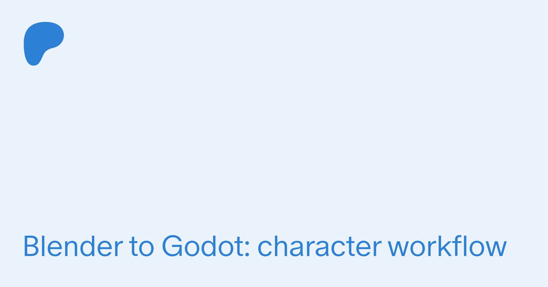 Blender to Godot: Full Character Workflow - BlenderNation