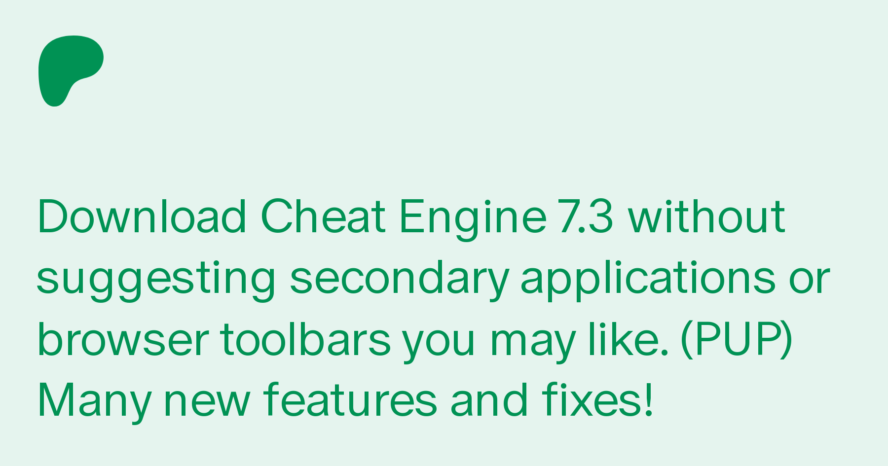 Cheat Engine 7.3 Download
