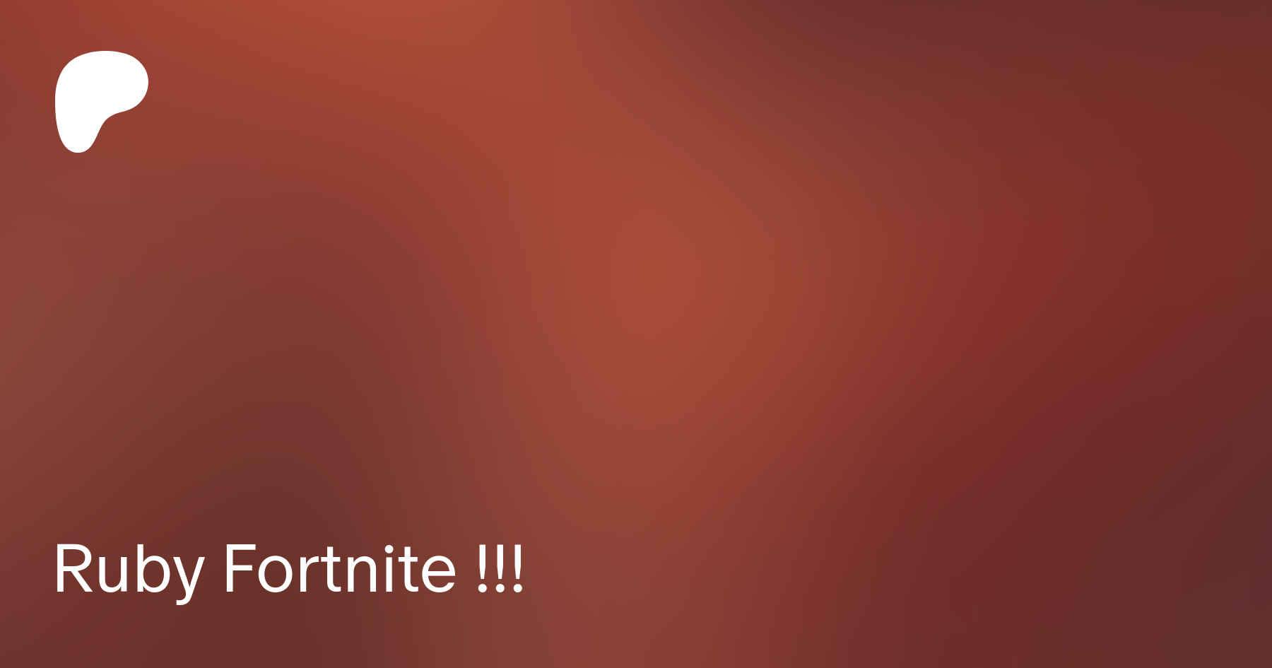 Ruby Fortnite !!! | Patreon