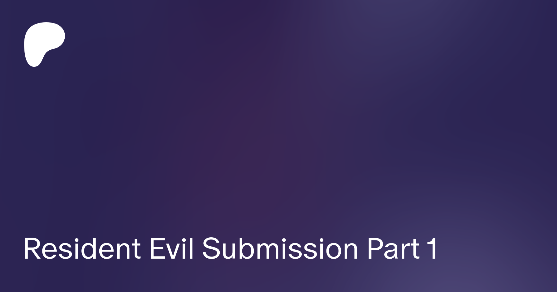 Resident Evil Submission Part 1 | Misthios Arc en Patreon