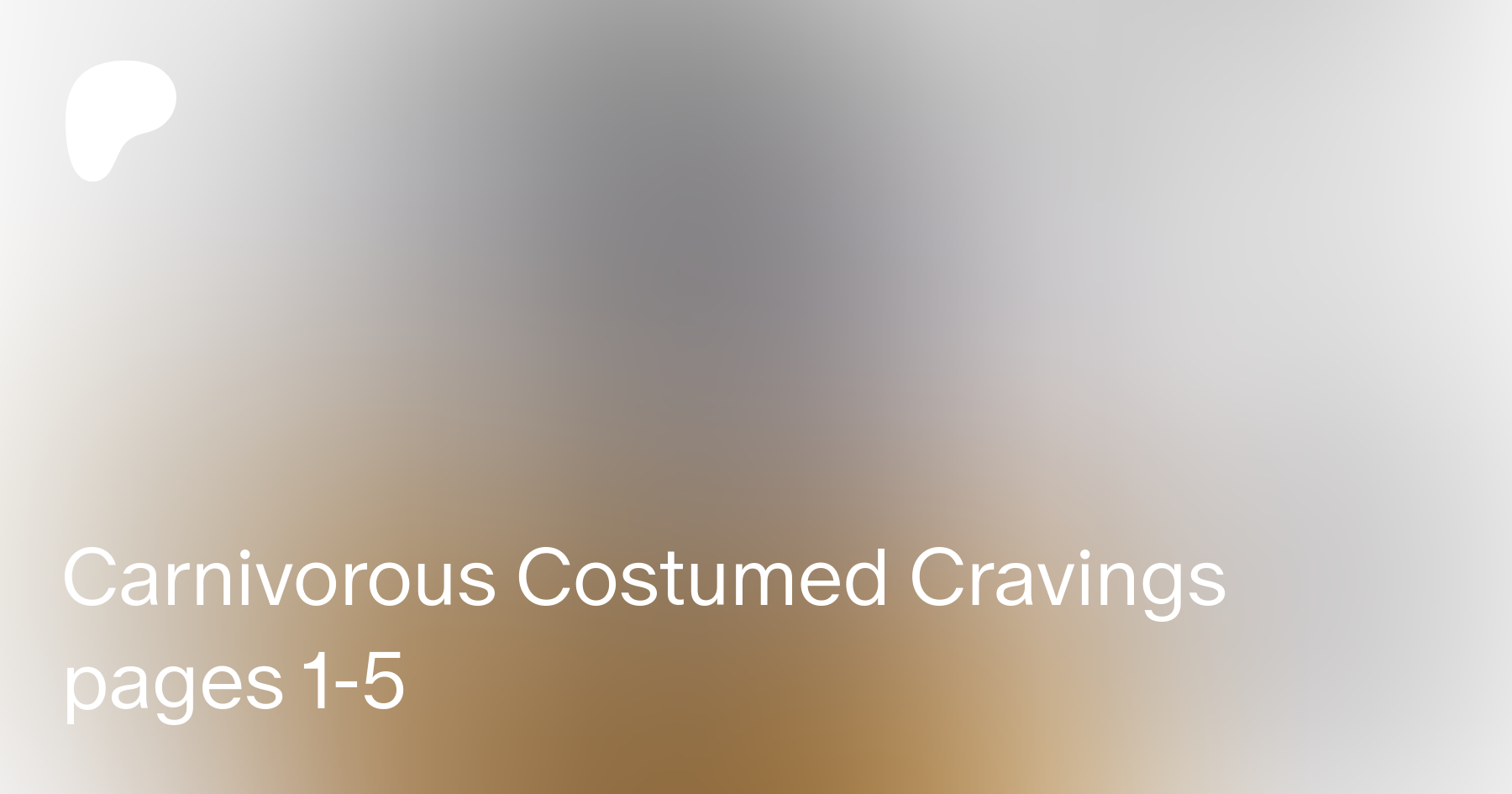 Carnivorous costumed cravings 2