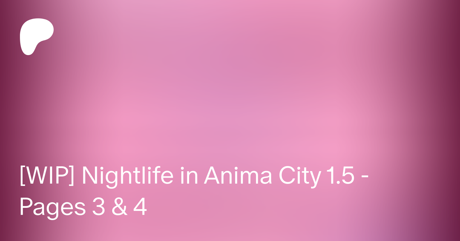 Nightlife in anima city