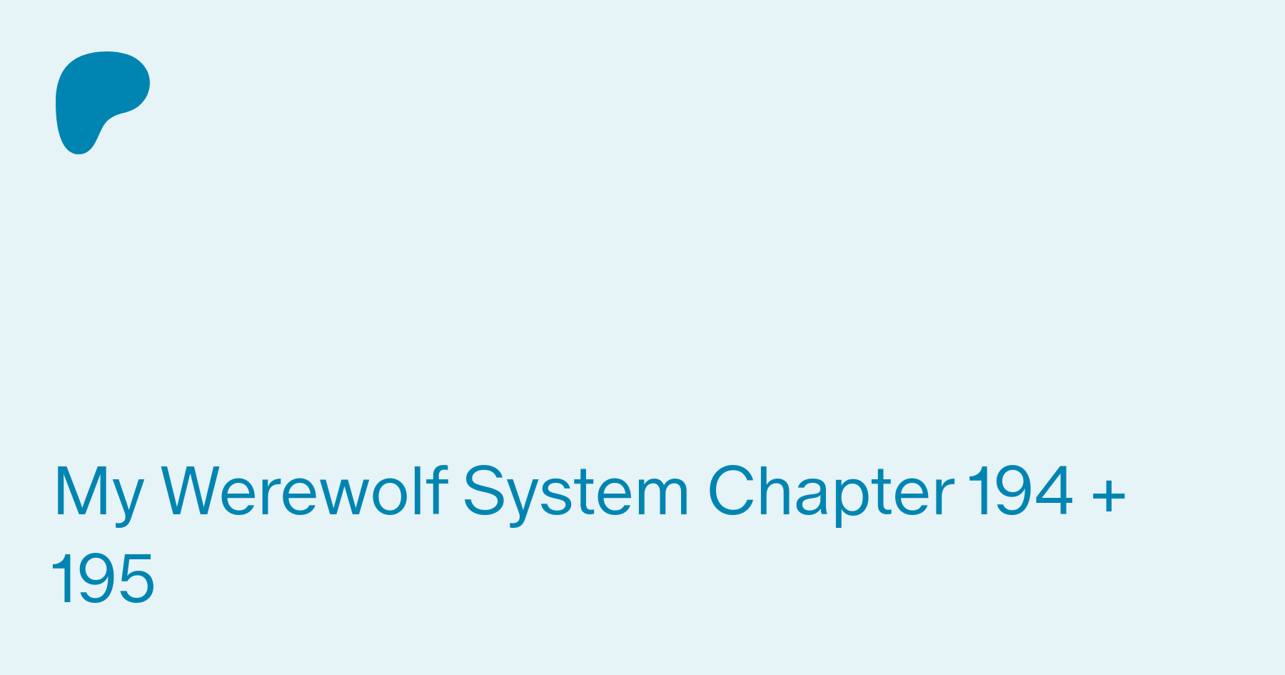 Read My Werewolf System - Jksmanga - WebNovel