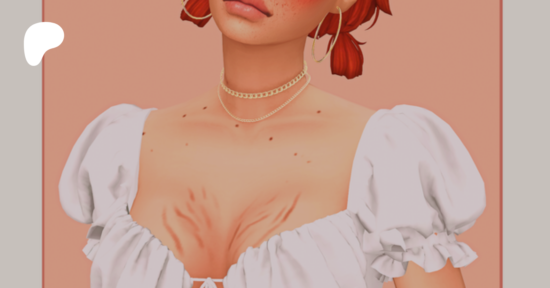 FLORAL - a skin detail cc pack by peachyfaerie ✿