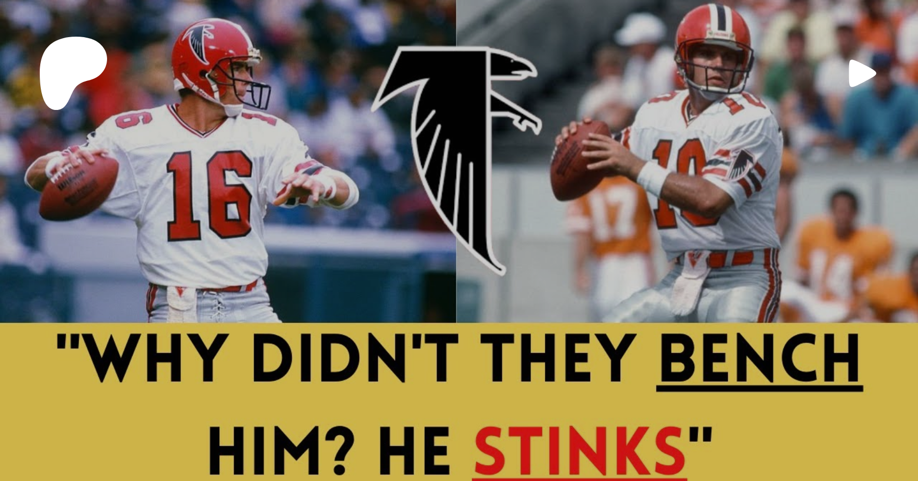 The UGLIEST QUARTERBACK CONTROVERSY in Atlanta Falcons HISTORY