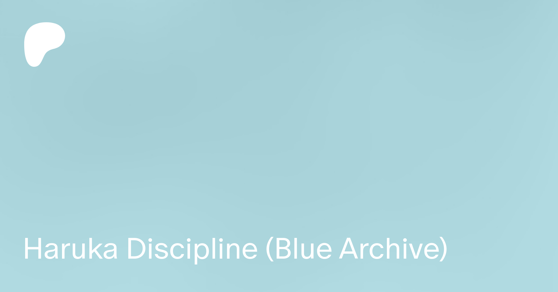 Haruka Discipline (Blue Archive) | Patreon