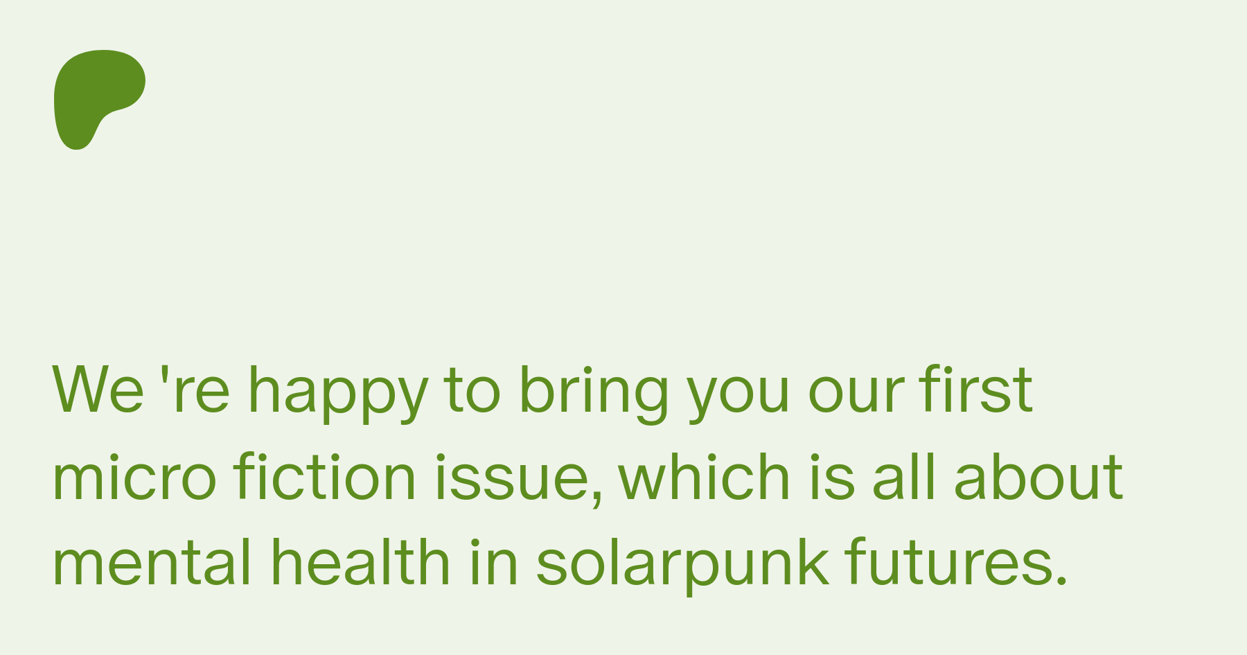 Micro Fiction – Solarpunk Magazine