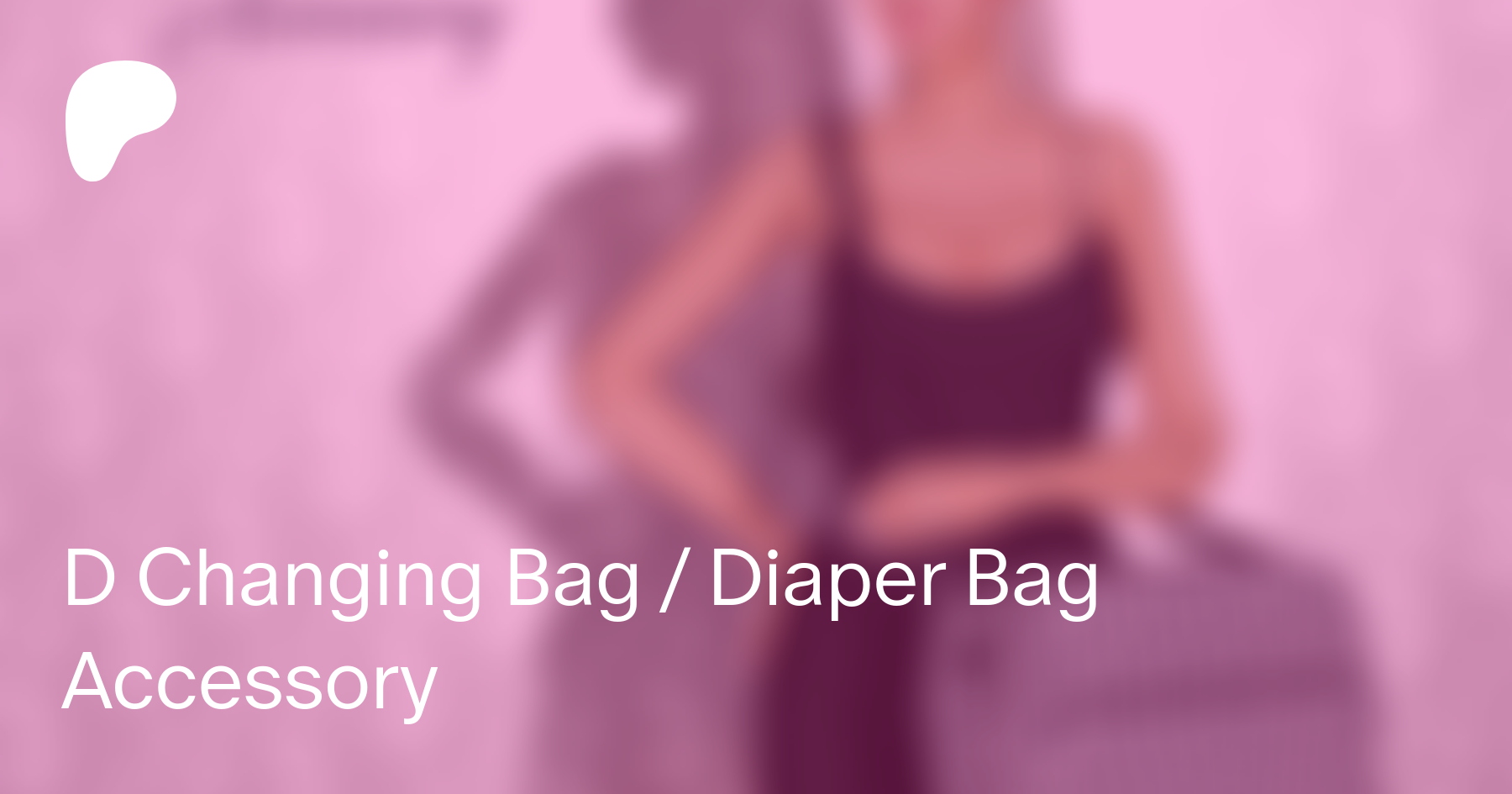 PlatinumLuxeSims — Dior Changing Bag / Diaper Bag Accessory • 5
