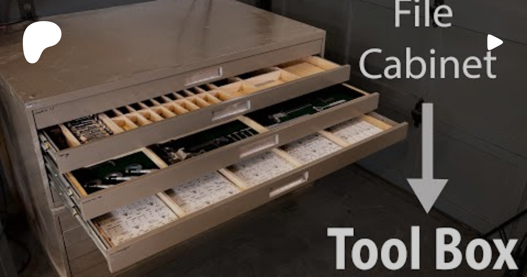 Turning Flat File Cabinet into a Tool Box (early release)