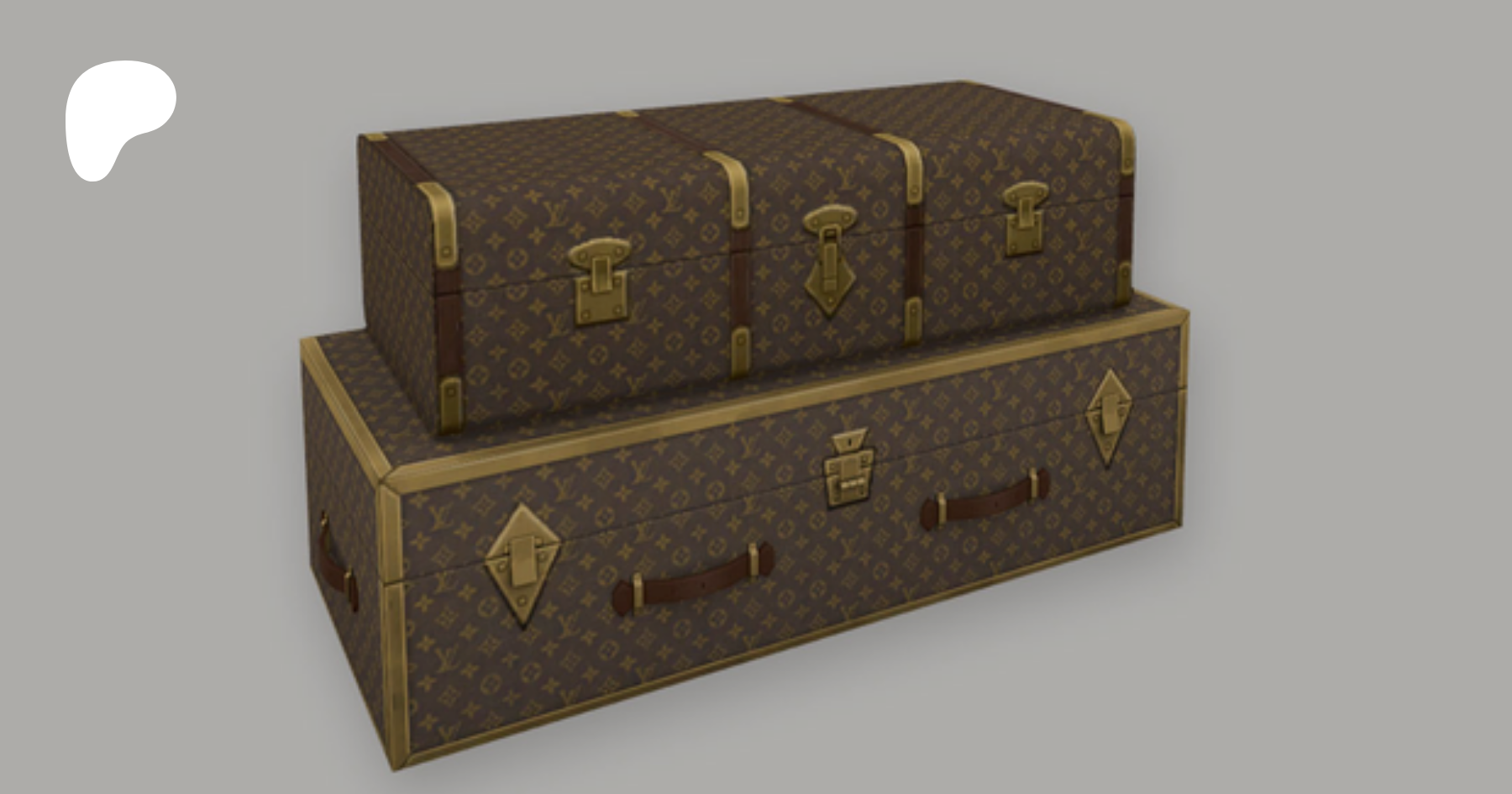Louis Vuitton Trunks Briefcase 3D model