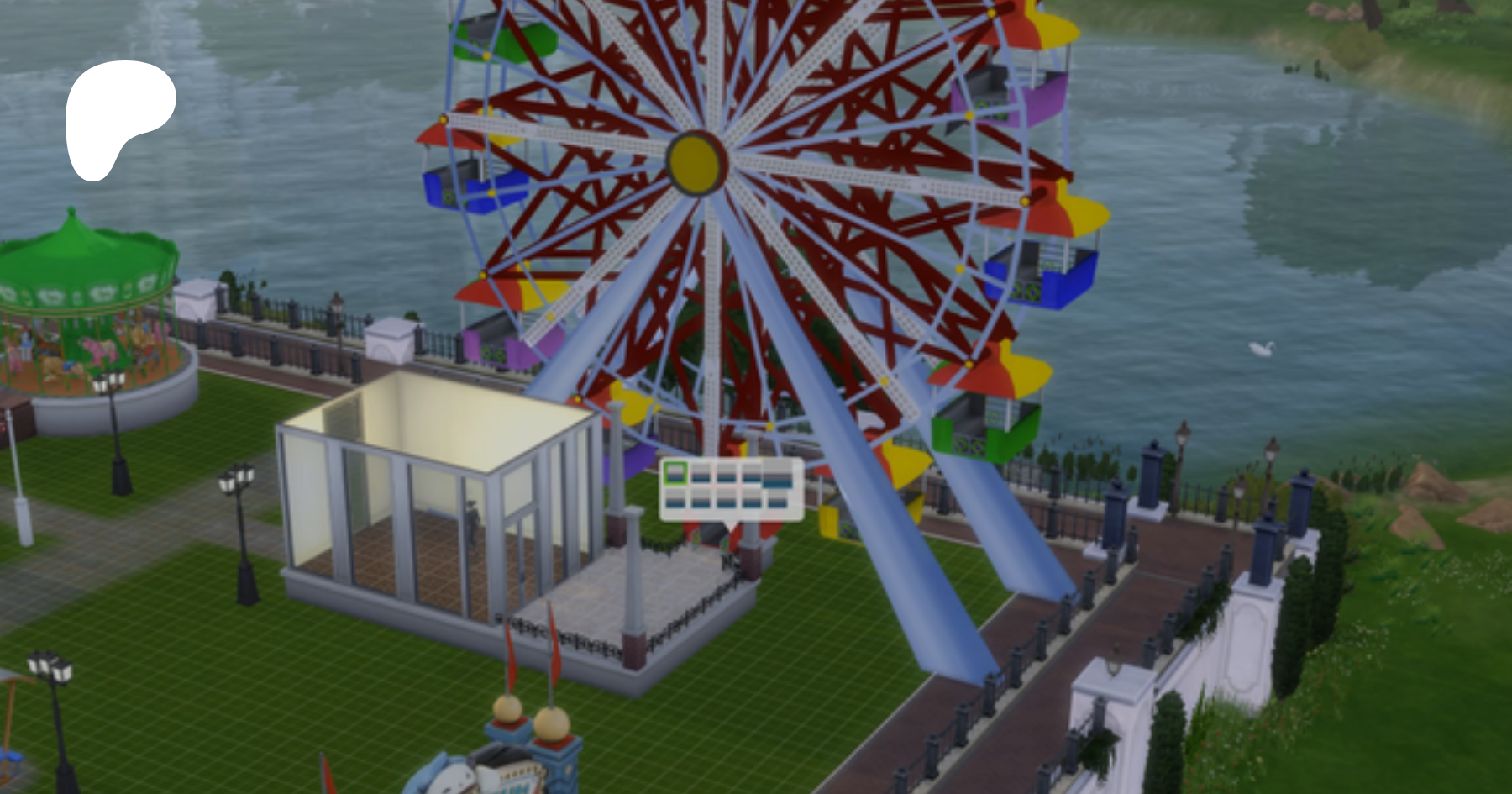 You can woohoo on the Ferris wheel in The Sims 4 High School expansion, if  that's what you're into