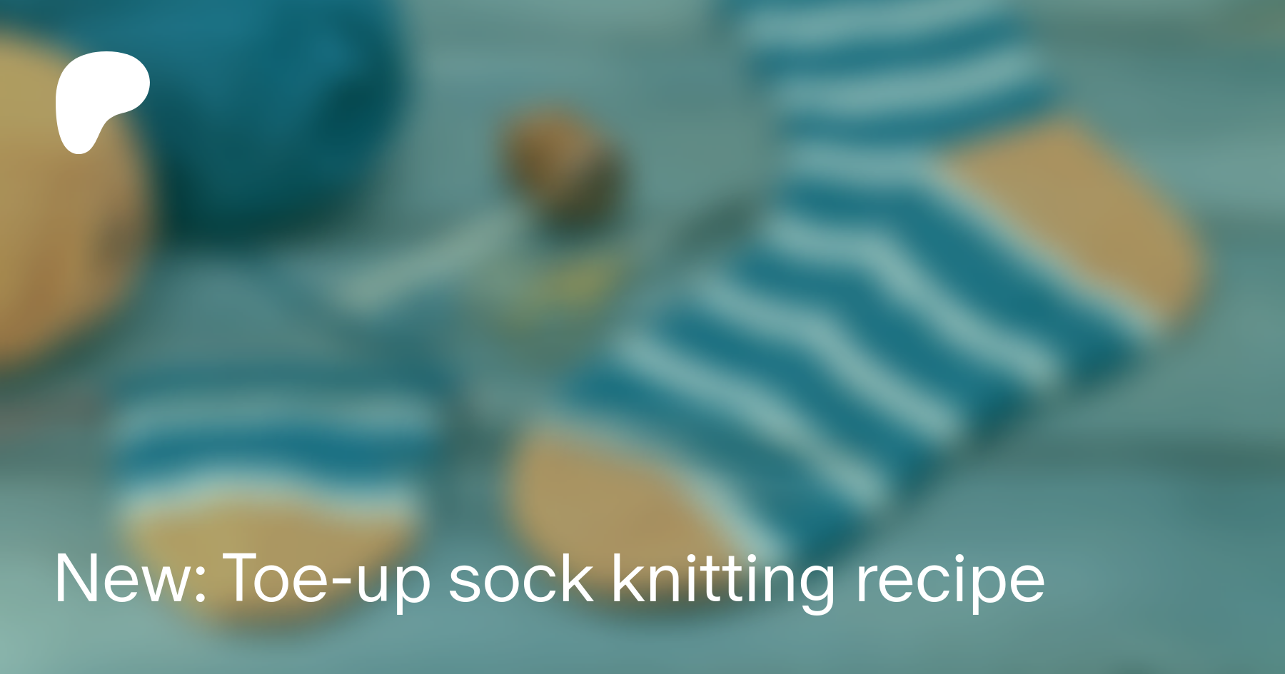 New: Toe-up sock knitting recipe