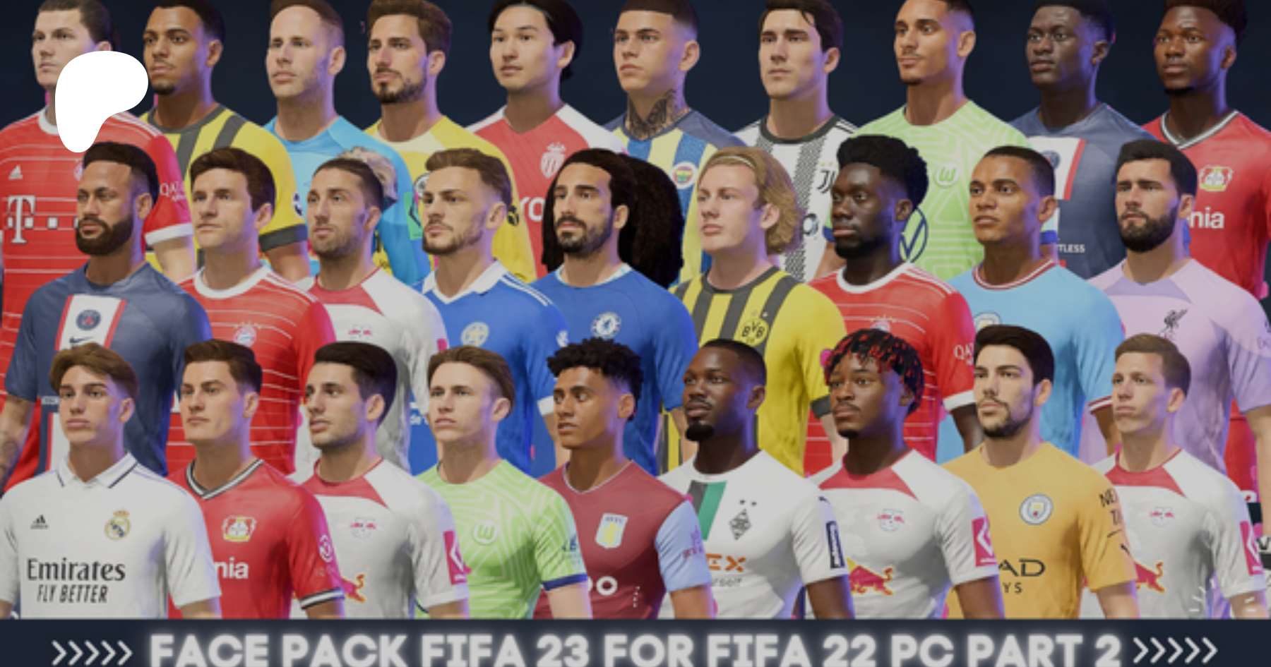 FREE) Facepack FIFA 23 for FIFA 22 PC Part.2