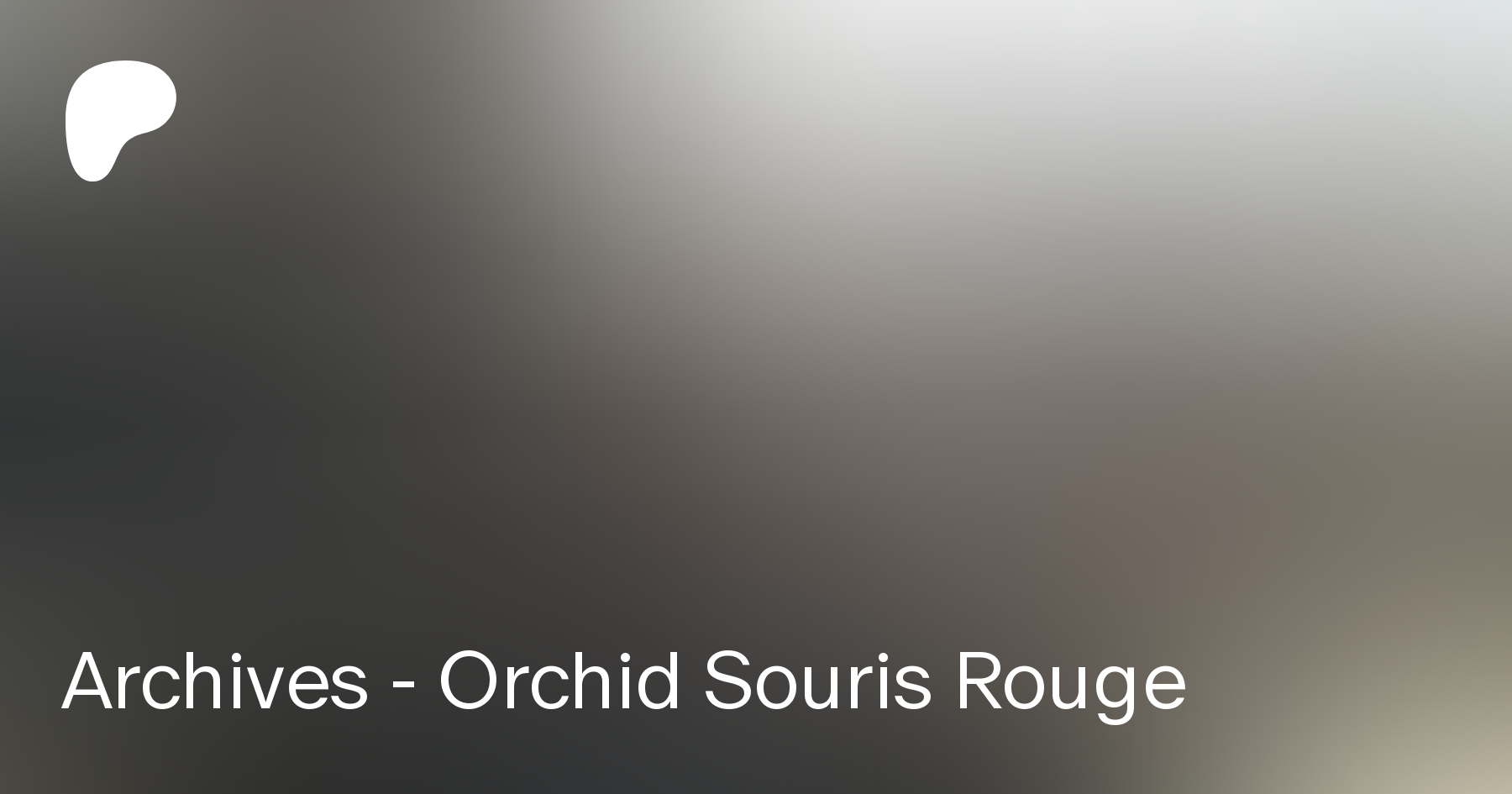 Rouge orchid souris Personal —