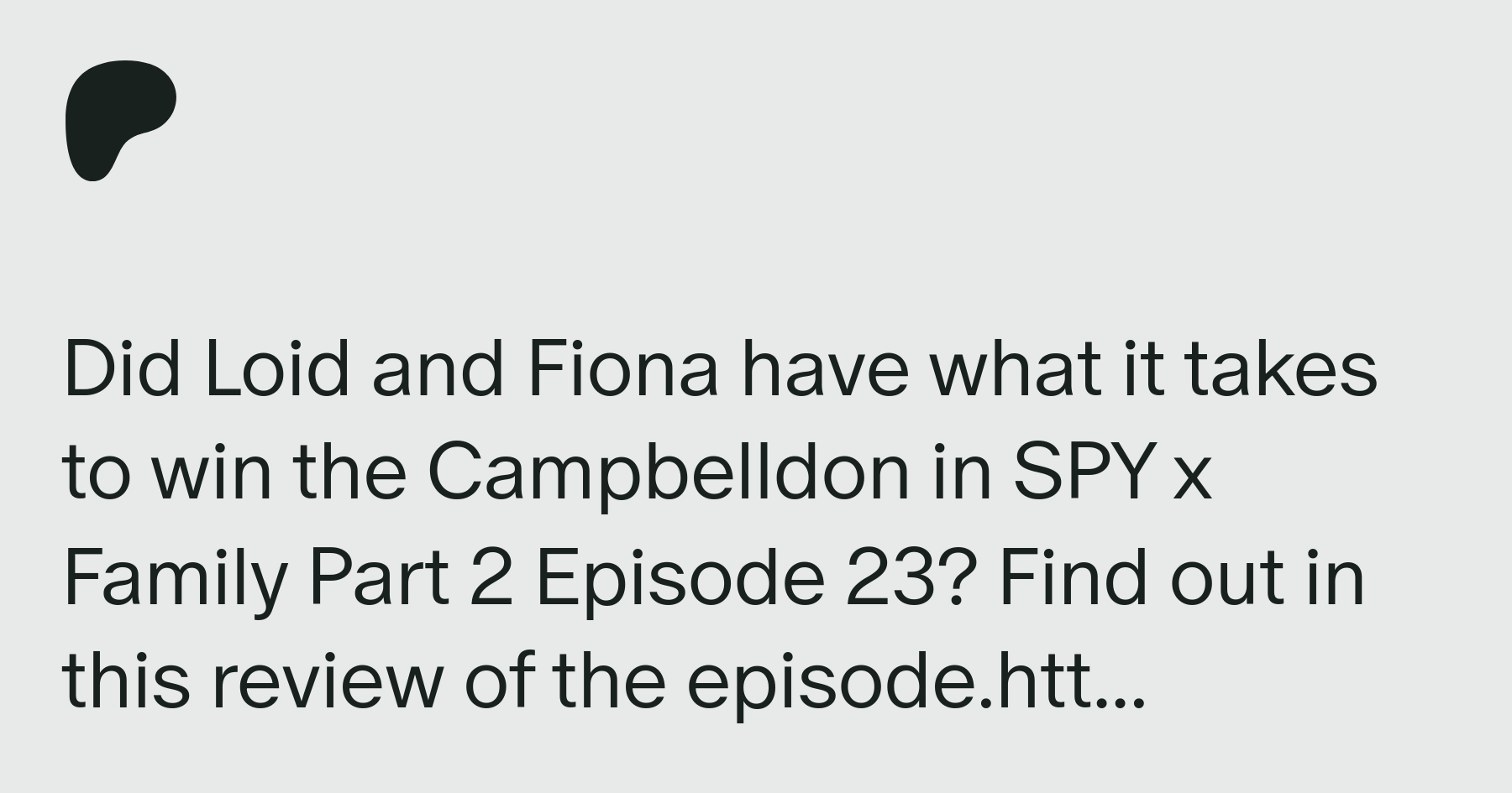 Spy x Family Episode 2 - Anime Series Review - DoubleSama