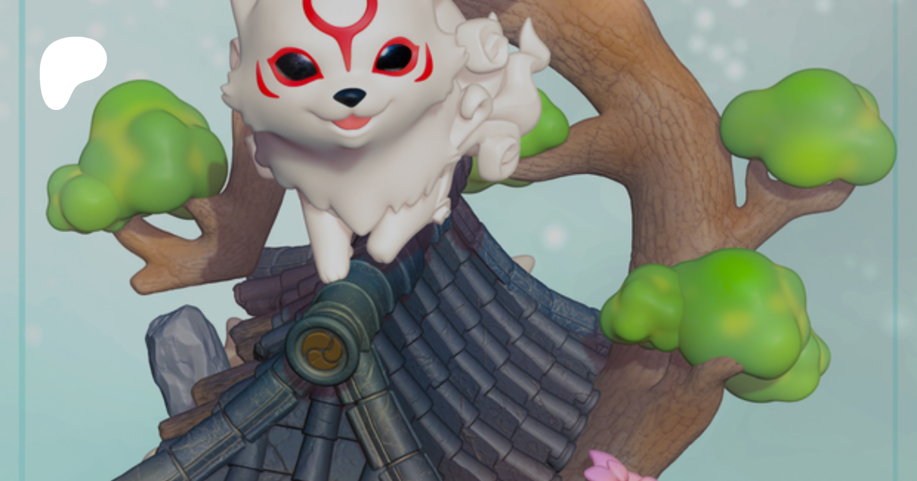 Chibi Amaterasu - Okami 3D model 3D printable