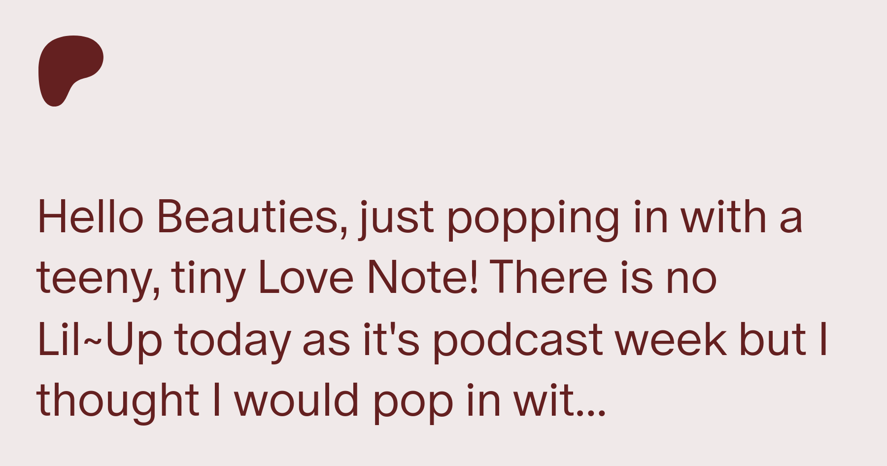 Little Love Note Xxx | Patreon