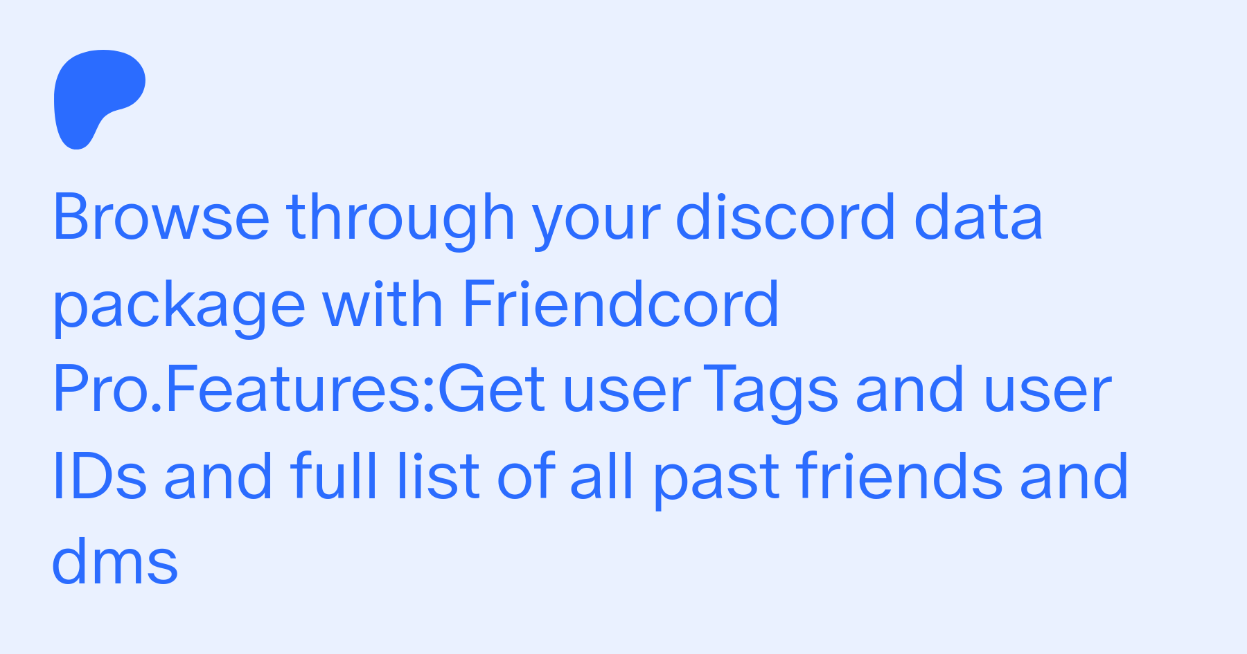 Your Discord Data Package – Discord