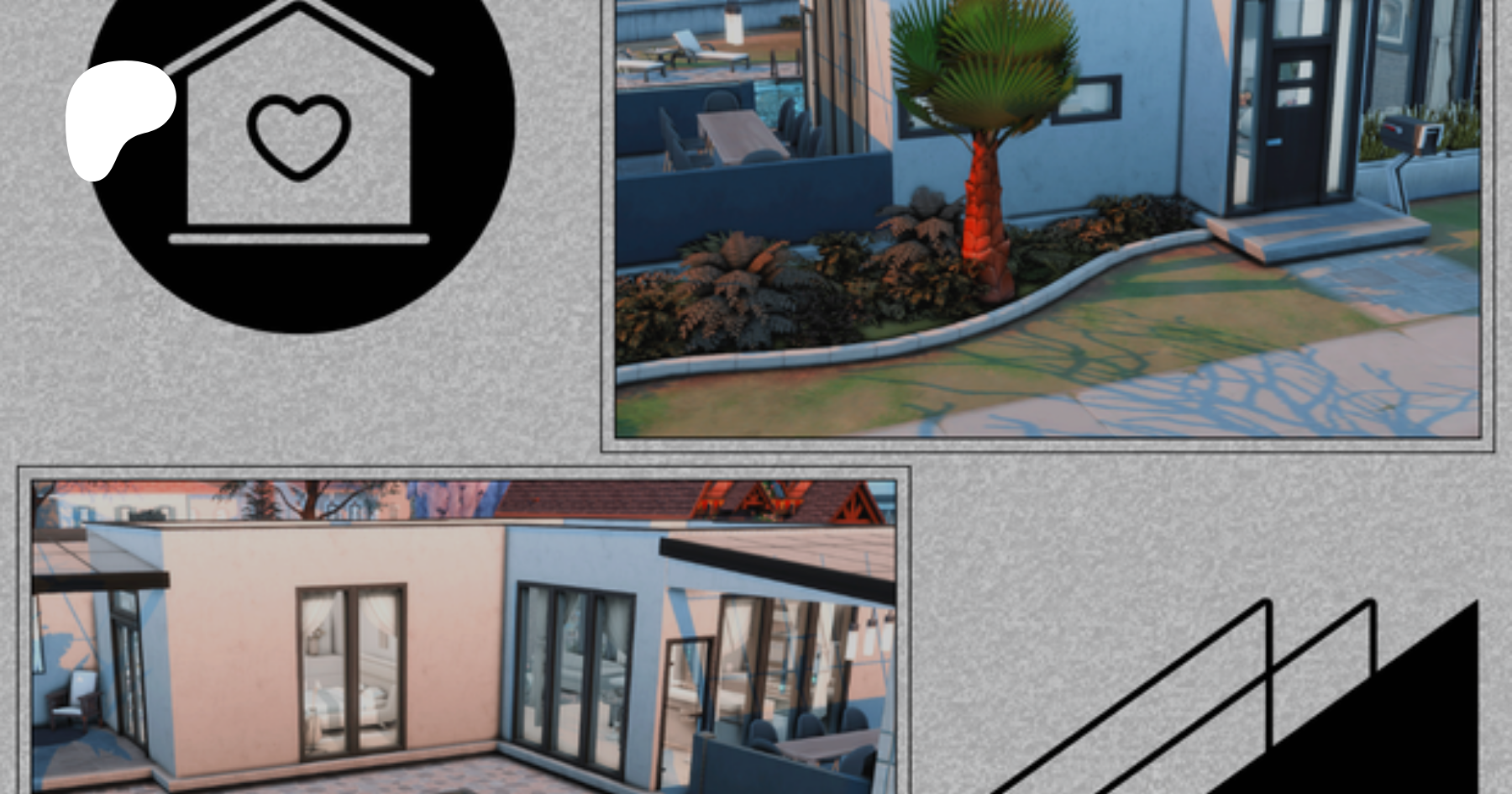 Casa Moderna com Jogo Base, The Sims 4