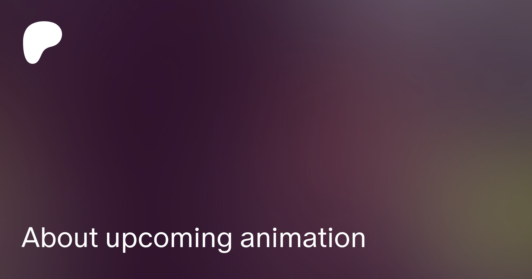 About upcoming animation | Patreon