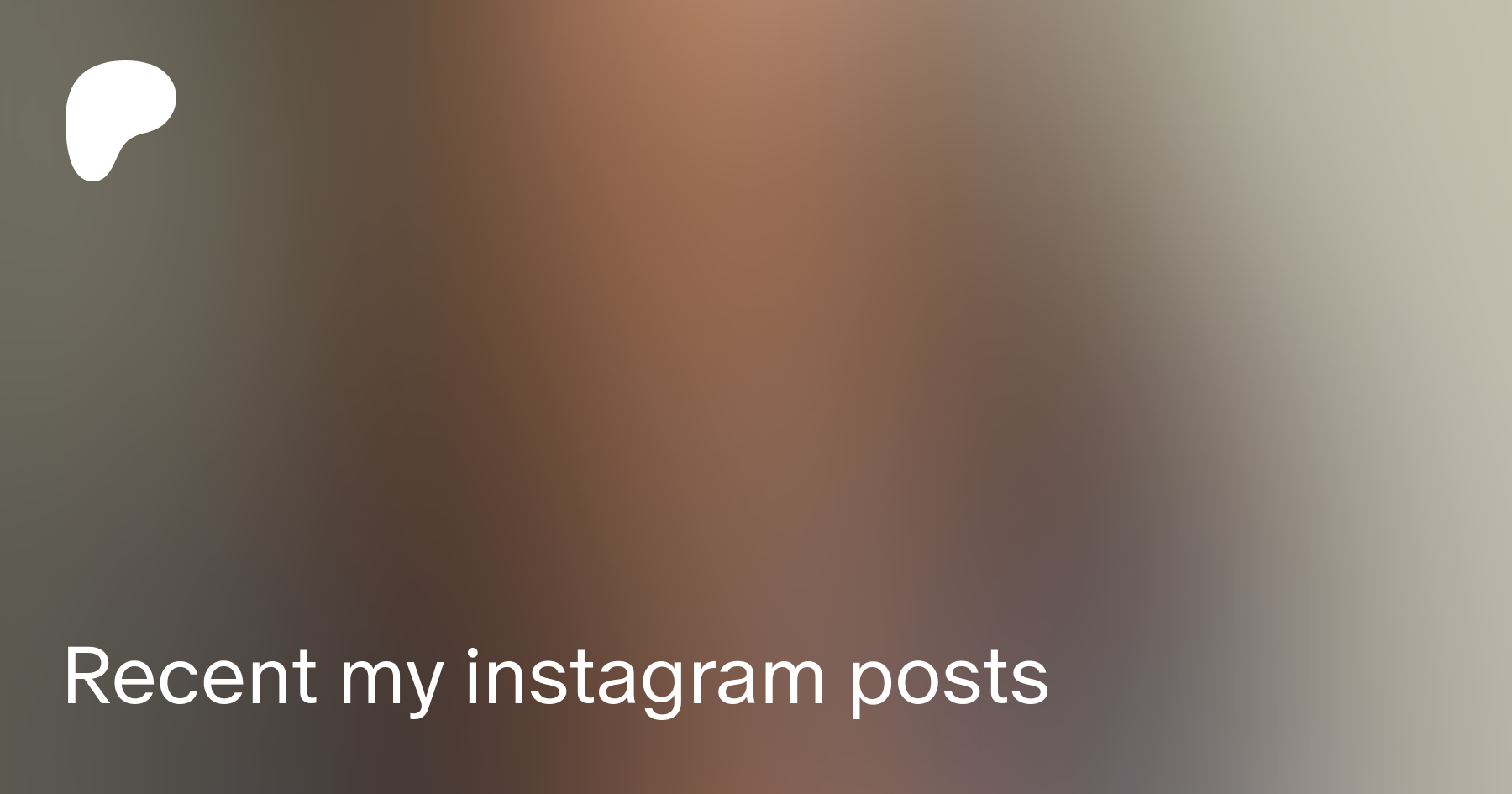Recent my instagram posts | Patreon