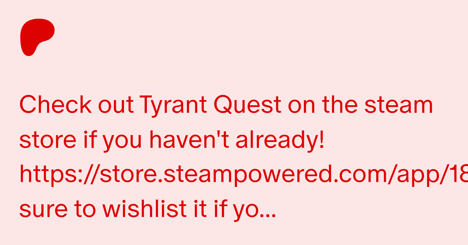 Tyrant Quest releasing on steam in less than 10 days! | Patreon