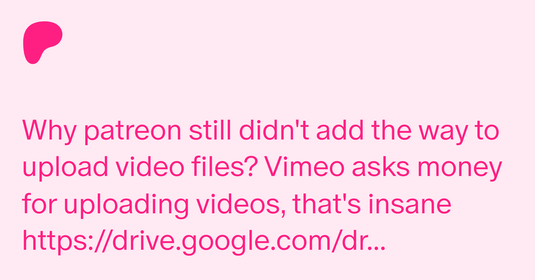 This is why Dita's video took so long... | Patreon