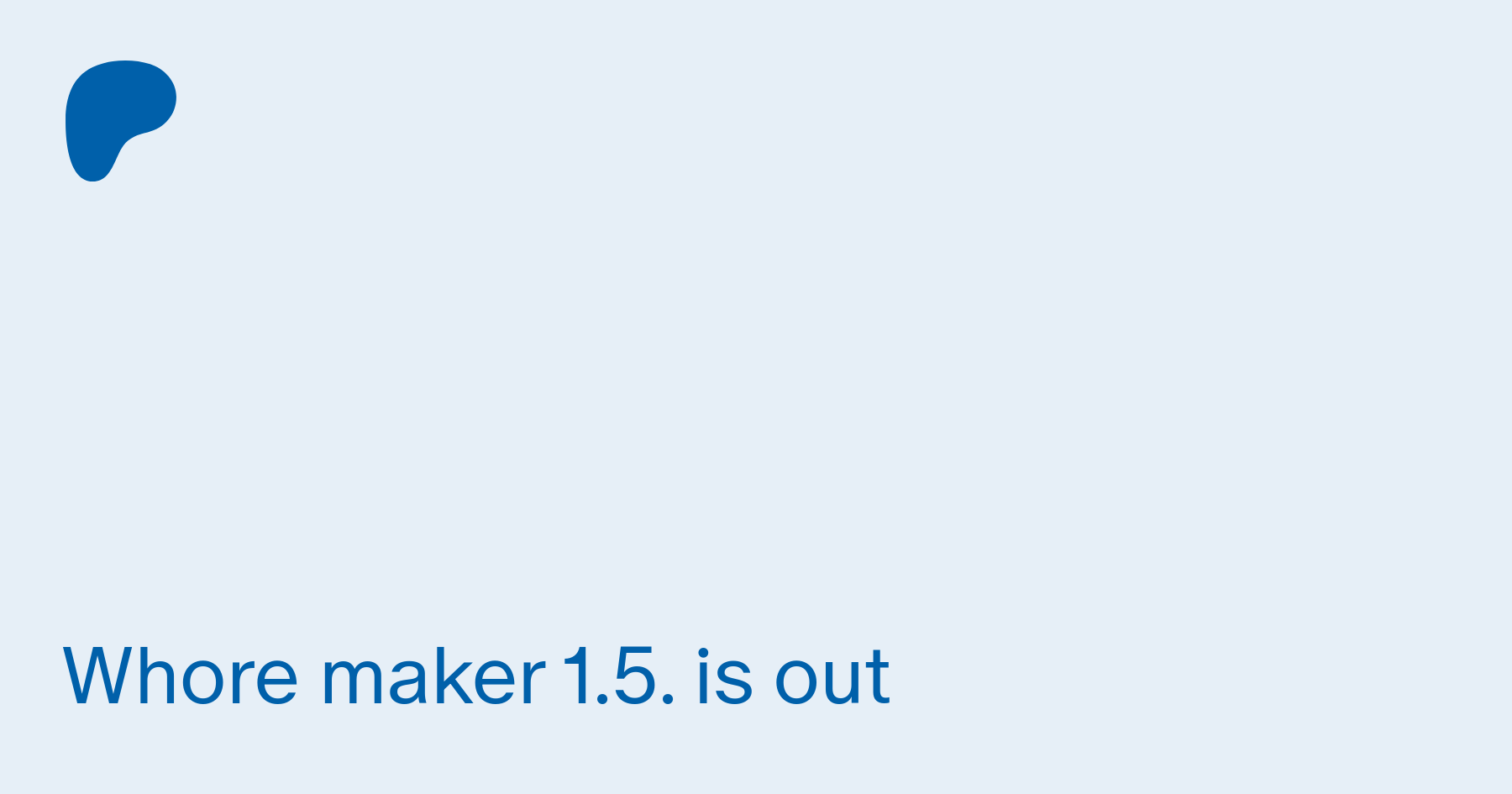 Whore maker 1.5. is out | Patreon