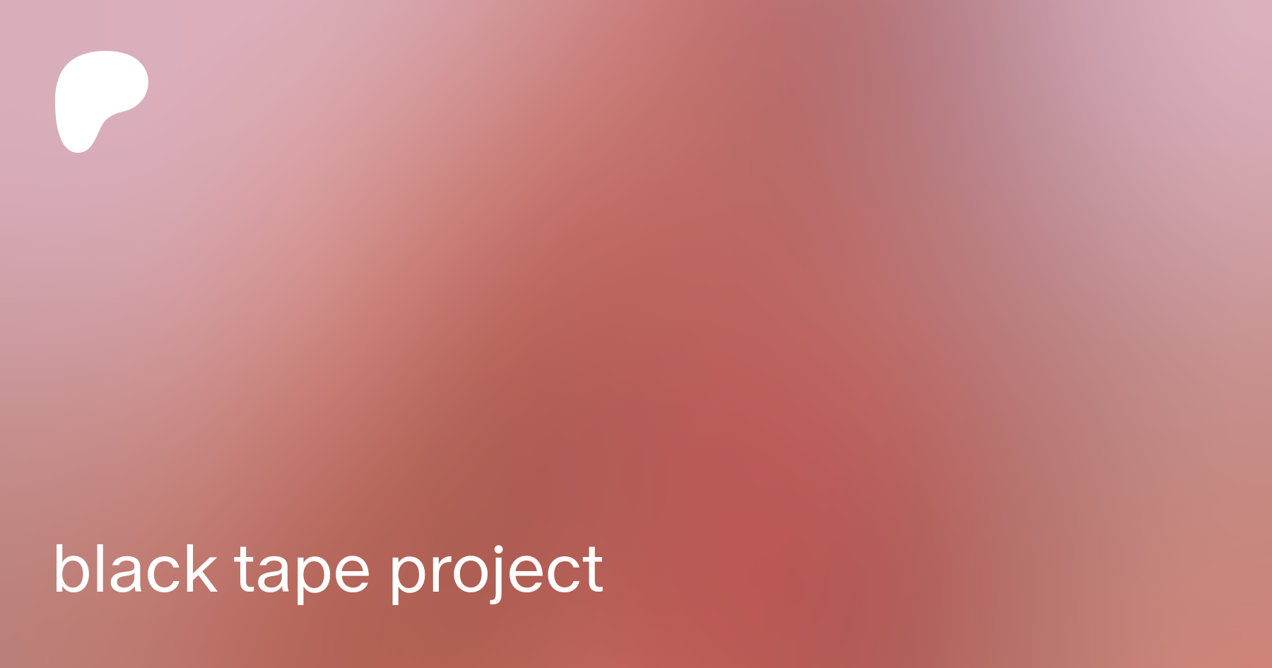 black tape project | Patreon