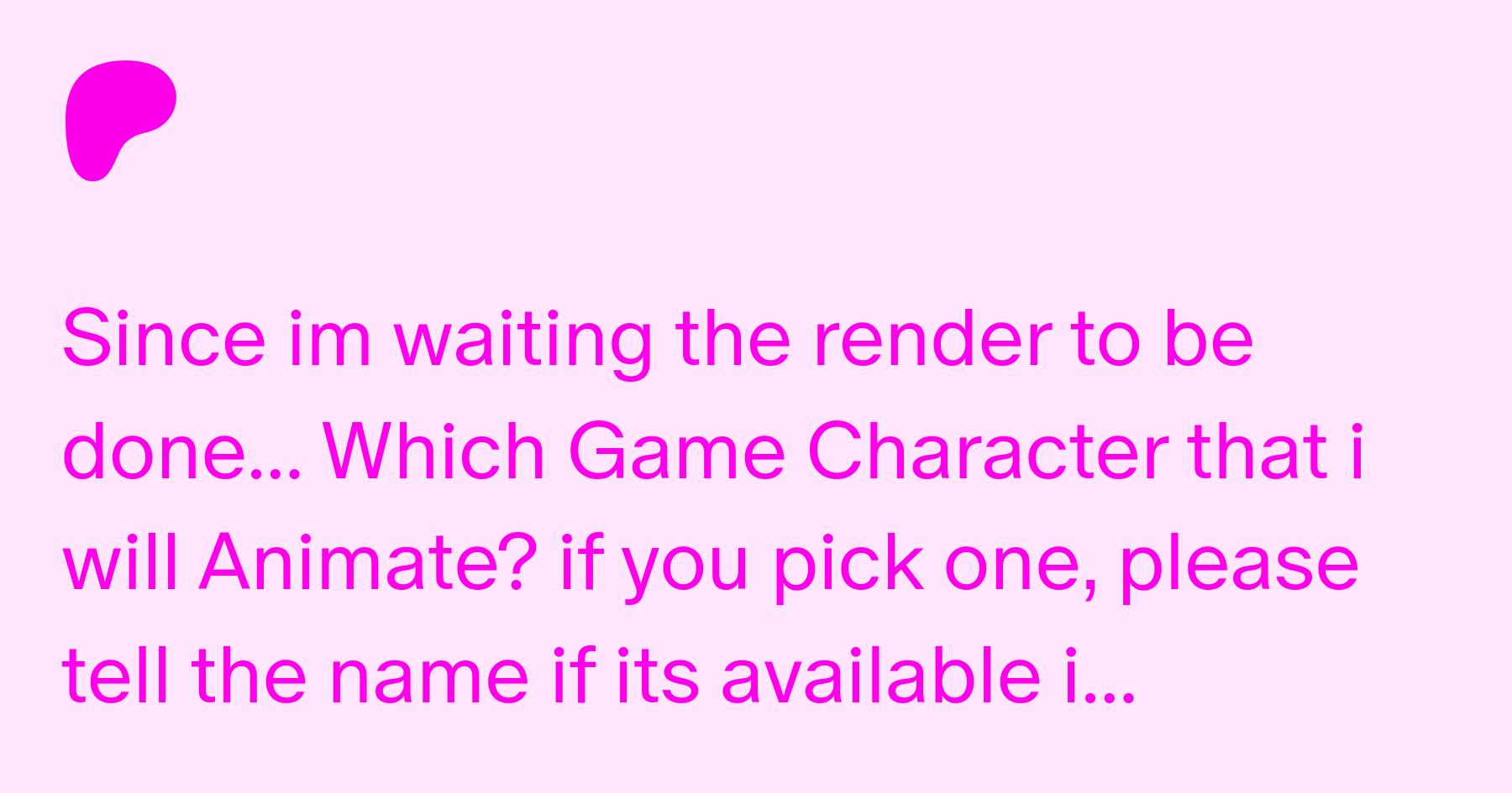 Poll time! | Patreon