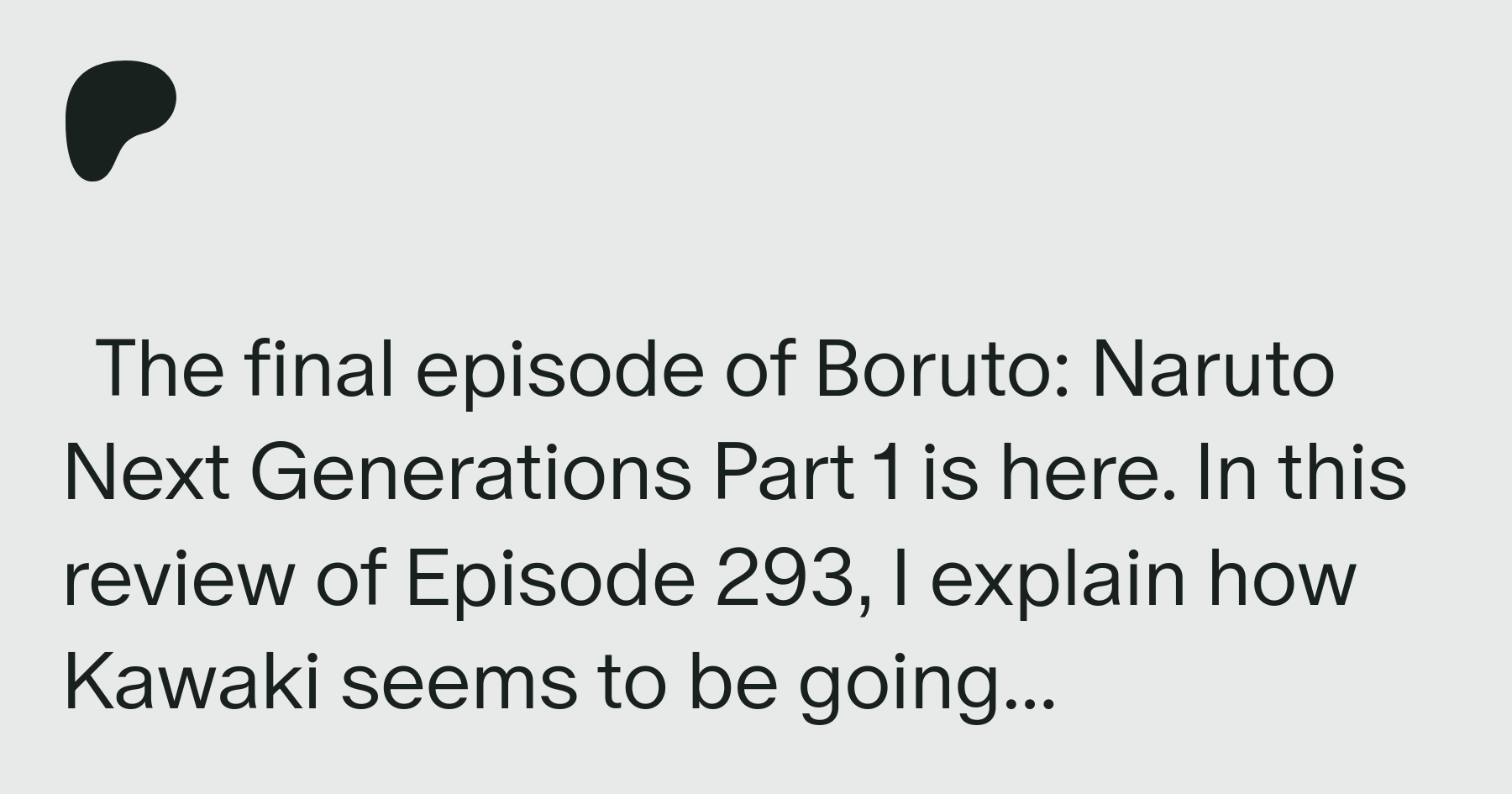 Boruto: FAREWELL, Episode 1 to 293 Finale
