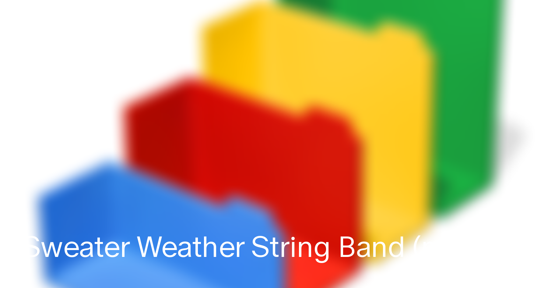 Sweater Weather String Band | Get in the sur Patreon