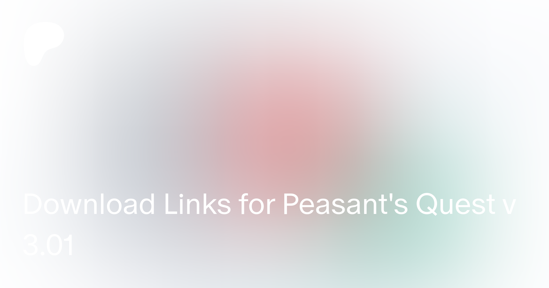 Download Links for Peasant's Quest v 3.01 | Patreon
