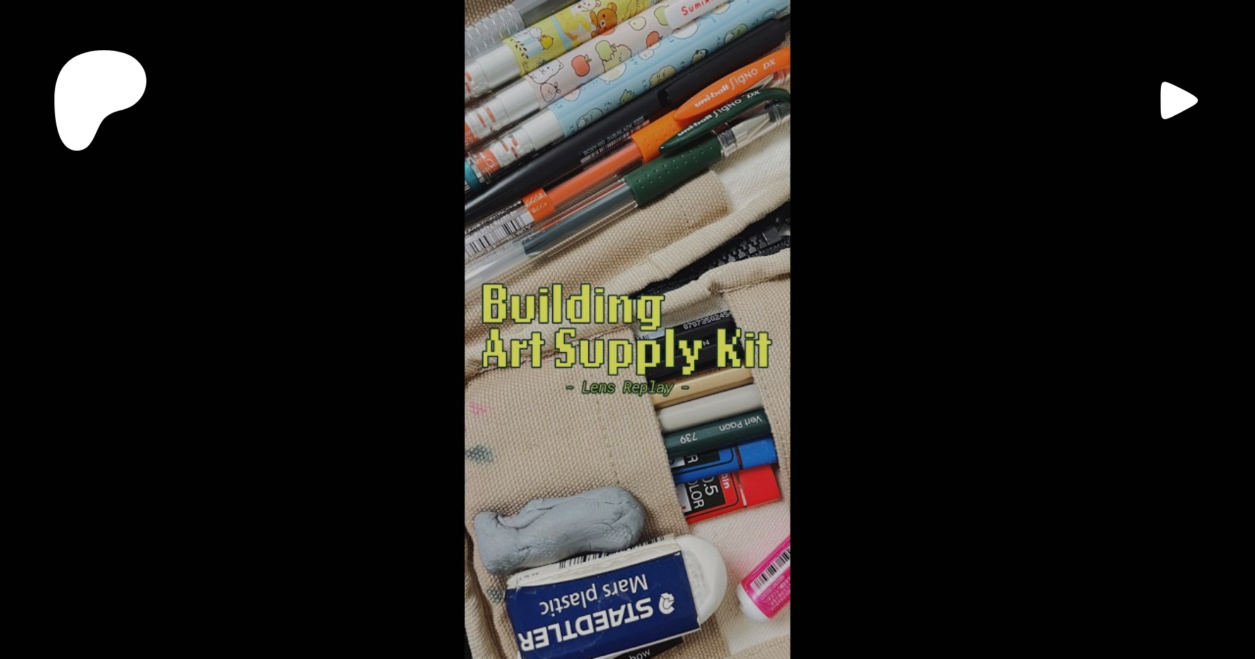 Building Art Supply Kit, Lens Replay